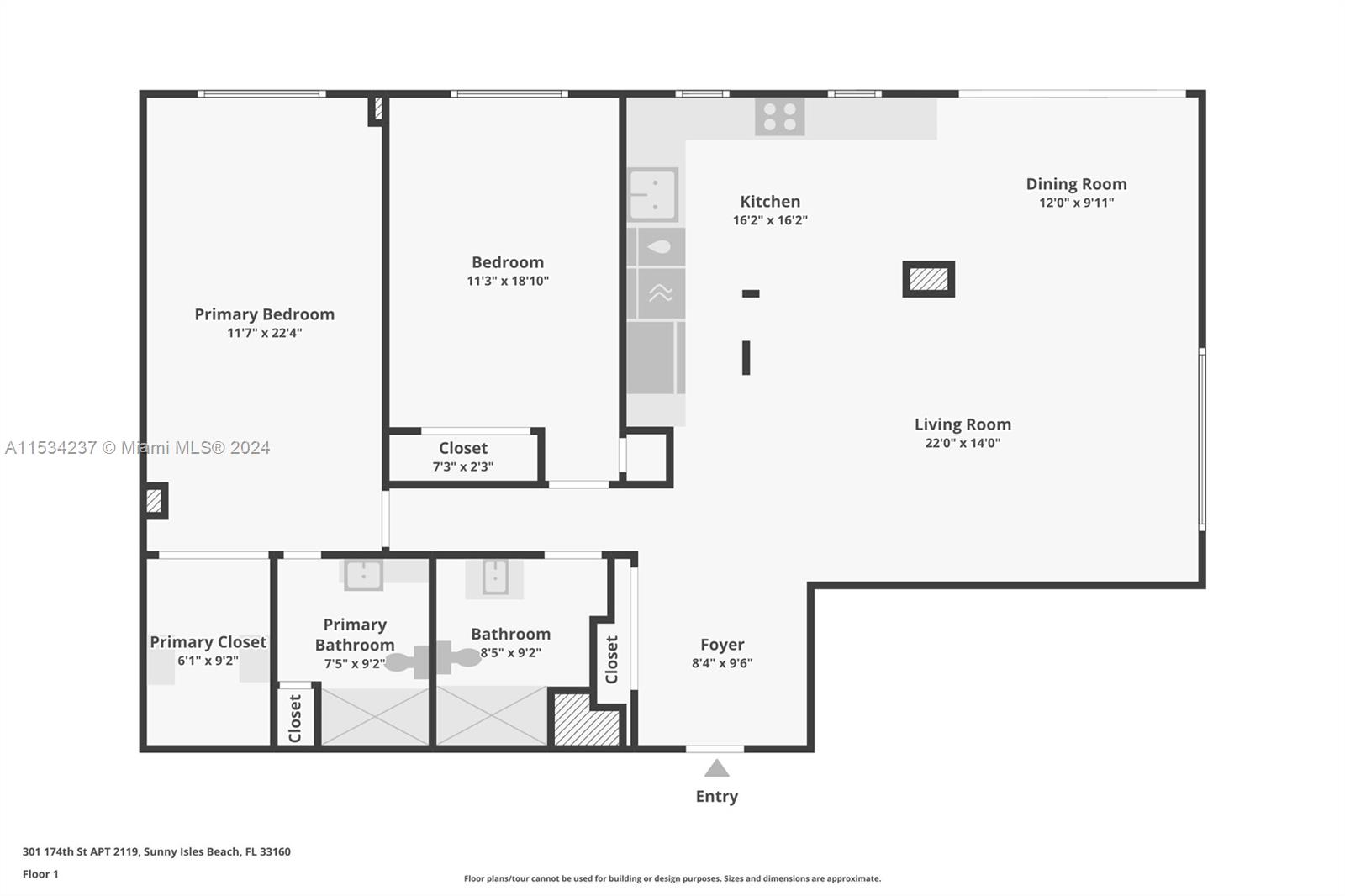 301 174th St, Sunny Isles Beach, FL, 33160 United States, 2 Bedrooms Bedrooms, ,2 BathroomsBathrooms,Residential,For Sale,174th St,A11534237