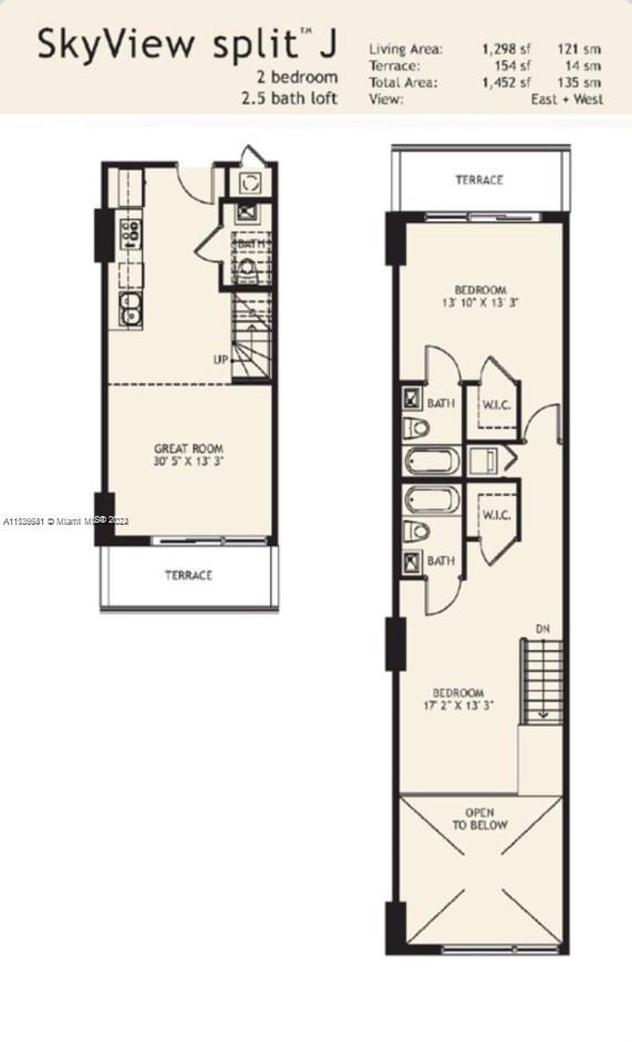 60 SW 13th St 3620, Miami, Florida 33130, 2 Bedrooms Bedrooms, ,2 BathroomsBathrooms,Residential,For Sale,60 SW 13th St 3620,A11536641