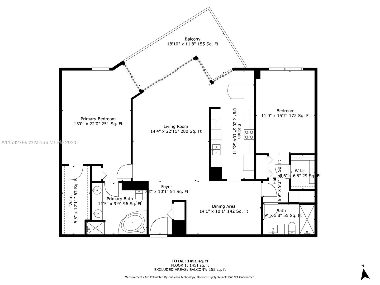 4000 Towerside Ter 705, Miami, Florida 33138, 2 Bedrooms Bedrooms, ,2 BathroomsBathrooms,Residential,For Sale,4000 Towerside Ter 705,A11532789