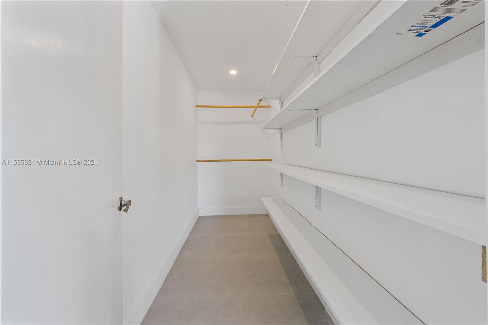 Master bedroom closet