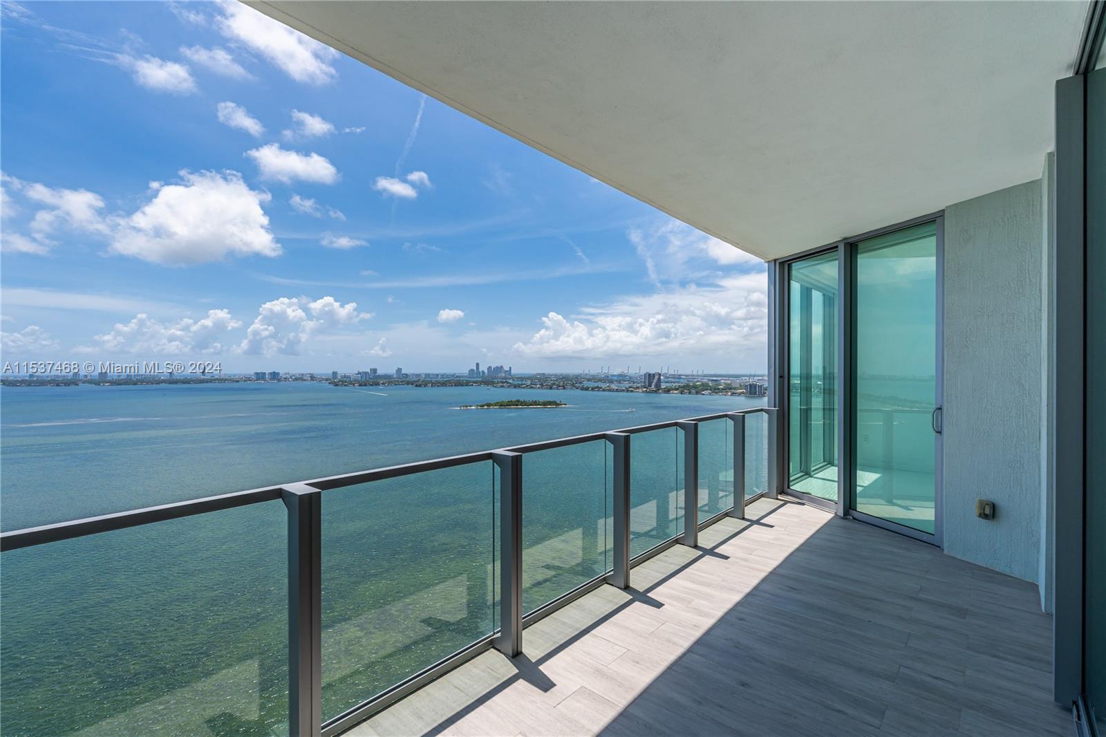 Experience breathtaking open water views every day from the 26th floor at Biscayne Beach! Upon exiting the elevator, you step into your private foyer before entering this impeccably appointed 2-bedroom, 2.5-bathroom modern apartment. The 04 line is one of the most sought-after layouts for a 2-bedroom residence within this Edgewater building completed in 2017. The apartment is upgraded
with built-out walk-in closets, Miele appliances, and window treatments featuring blackout shades. Crafted by the esteemed Thom Filicia, Biscayne Beach's interiors emanate contemporary elegance with a European touch. Embrace the prestigious lifestyle of Biscayne Beach, complete with luxurious amenities including two pools, a spa, sauna, gym, party and game rooms, beach club, tennis and basketball courts!