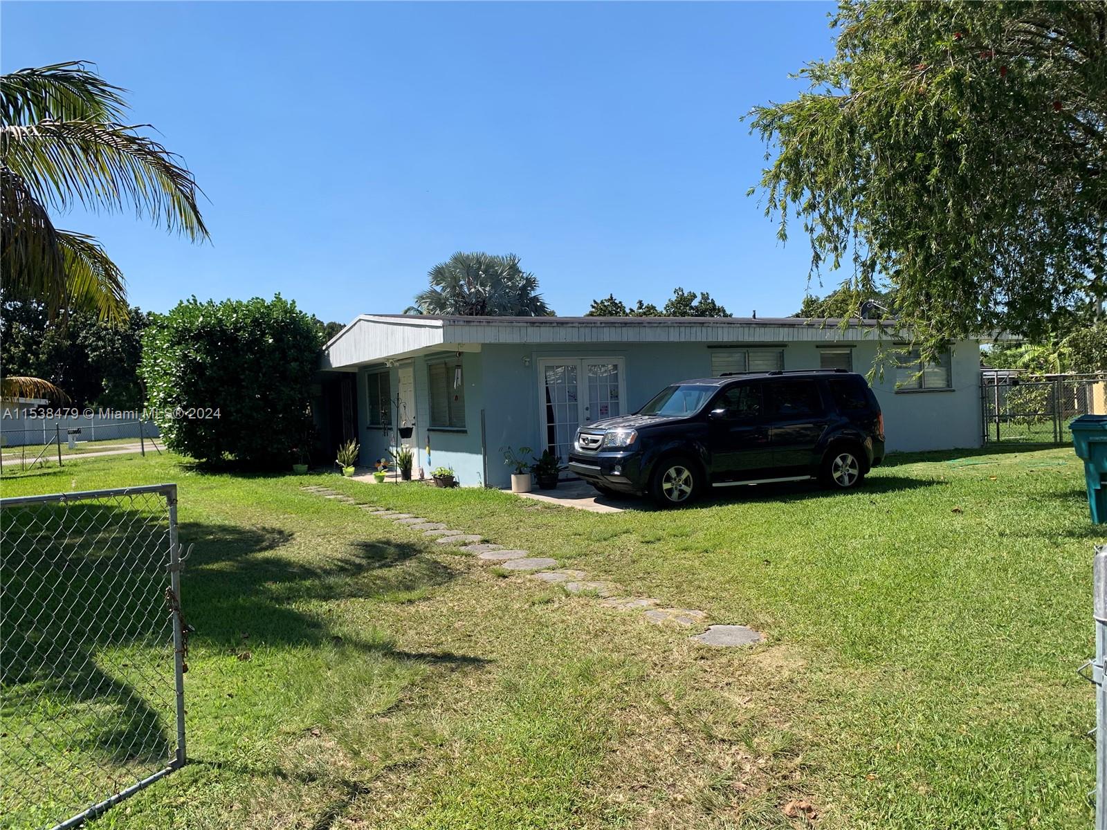 Huge Yard all fenced with plenty space for guest parking.