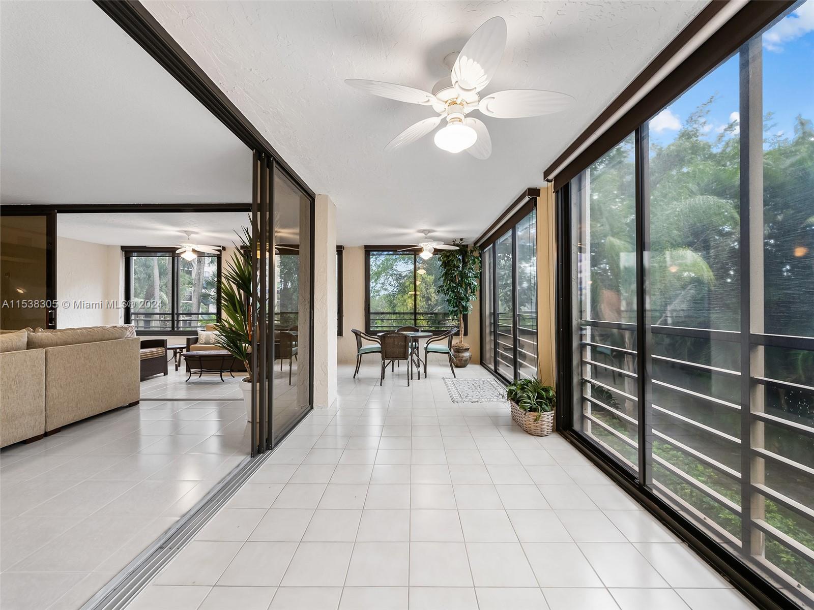 Beautiful wrap around enclosed porch