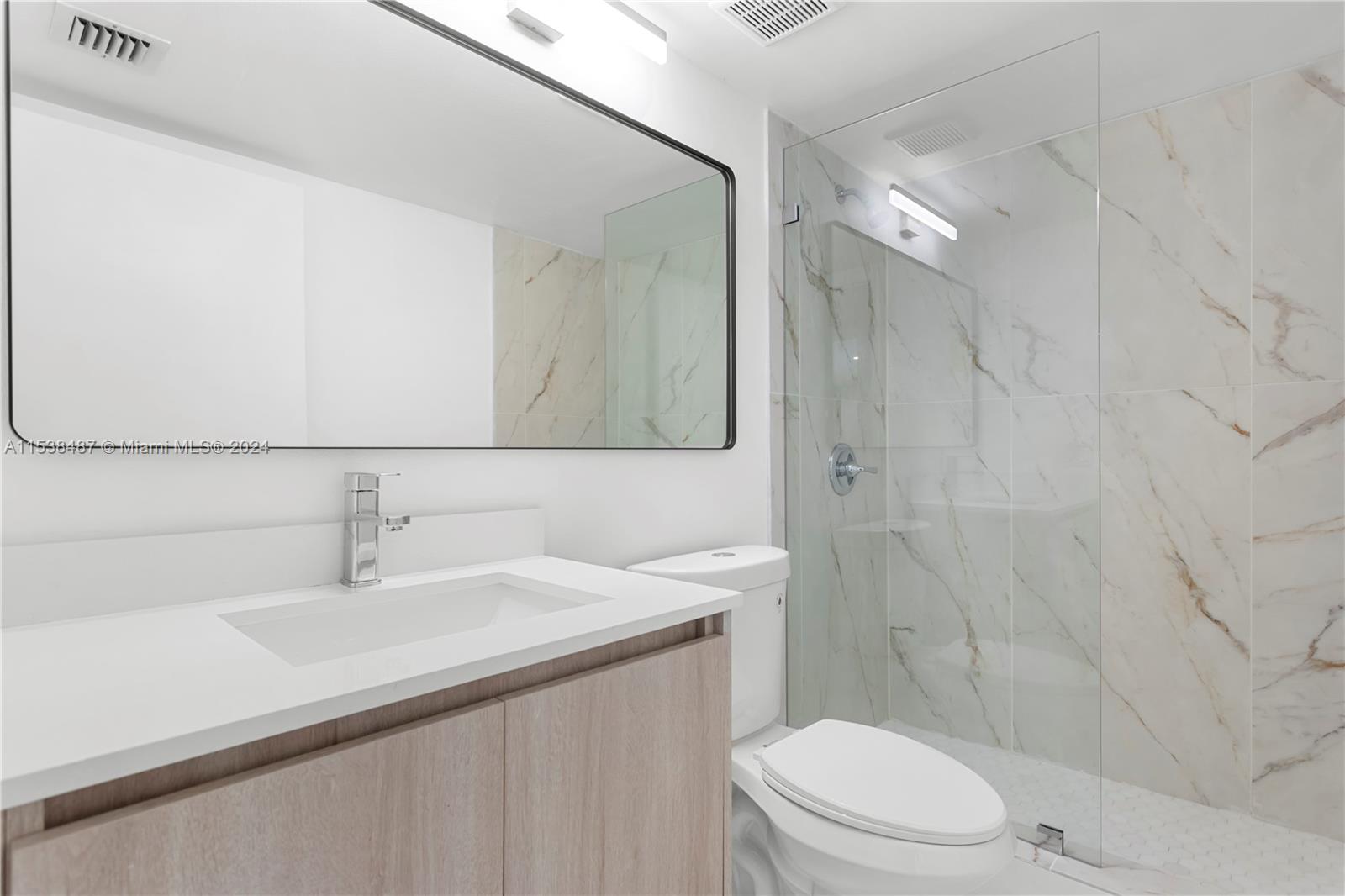 Just a shower on the second bath