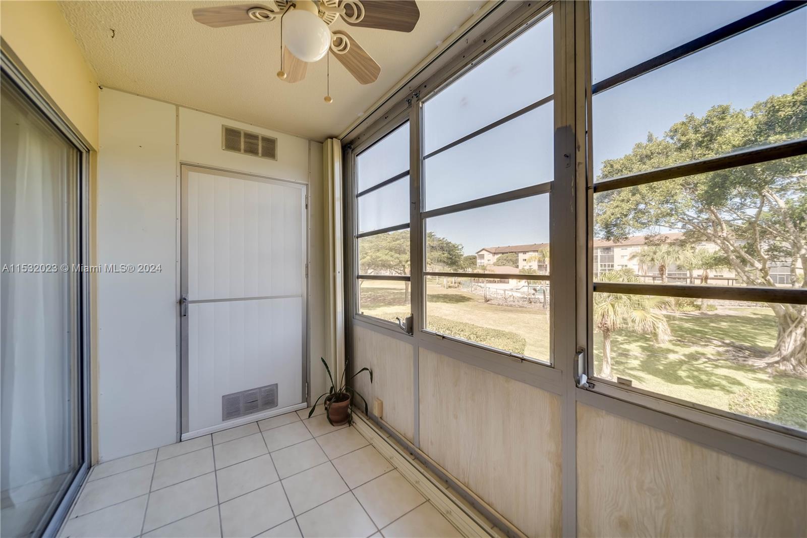 View of Living Room & Storage Closet