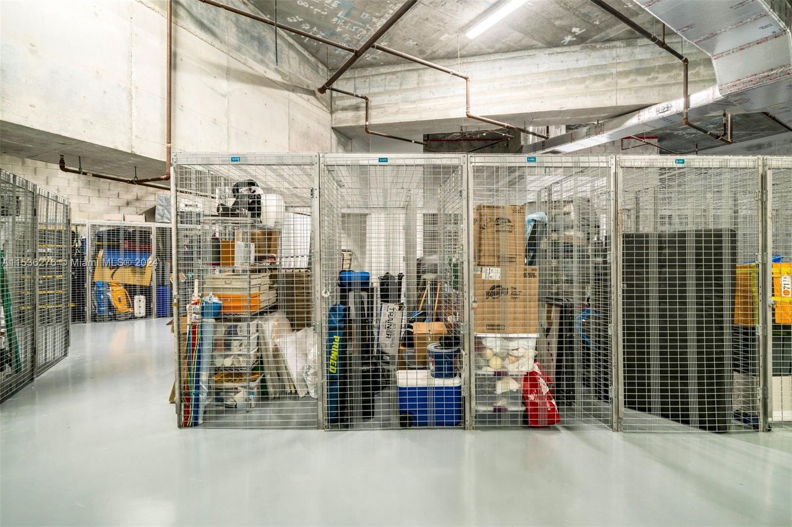 Assigned Storage Cage Included