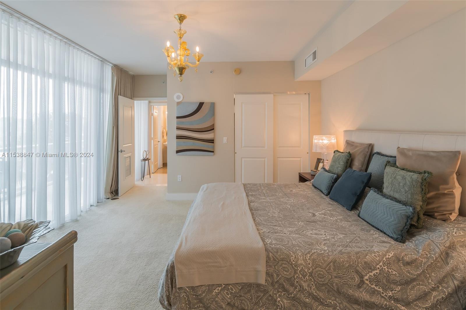 King Size Bed in the Guest Suite