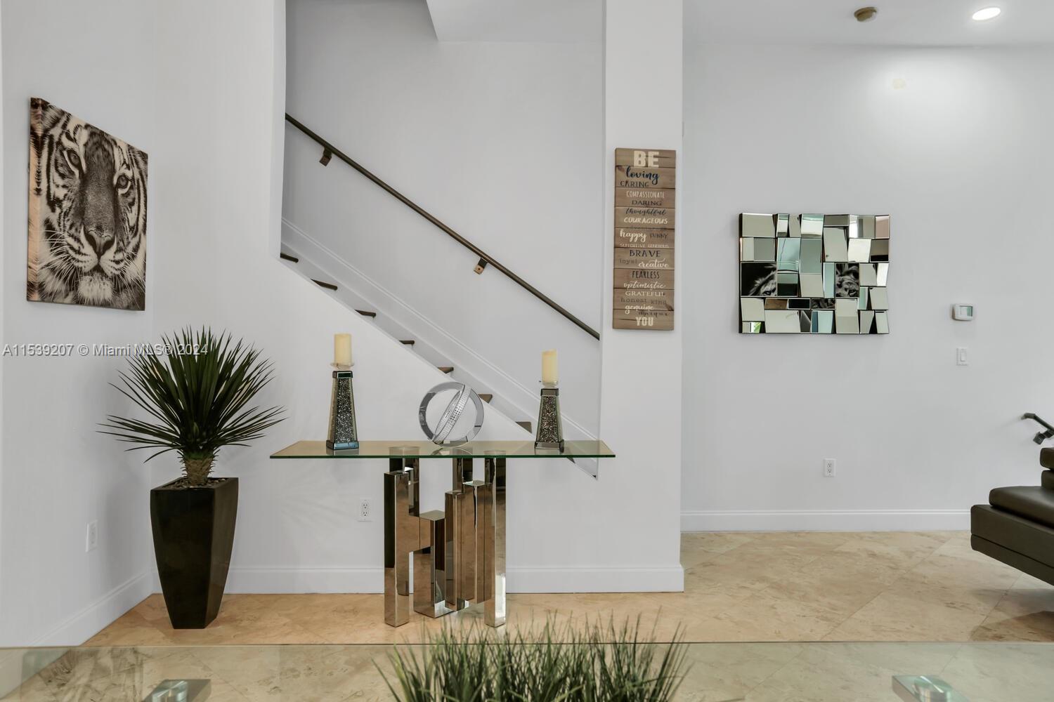 2nd floor stairs going to 3rd floor