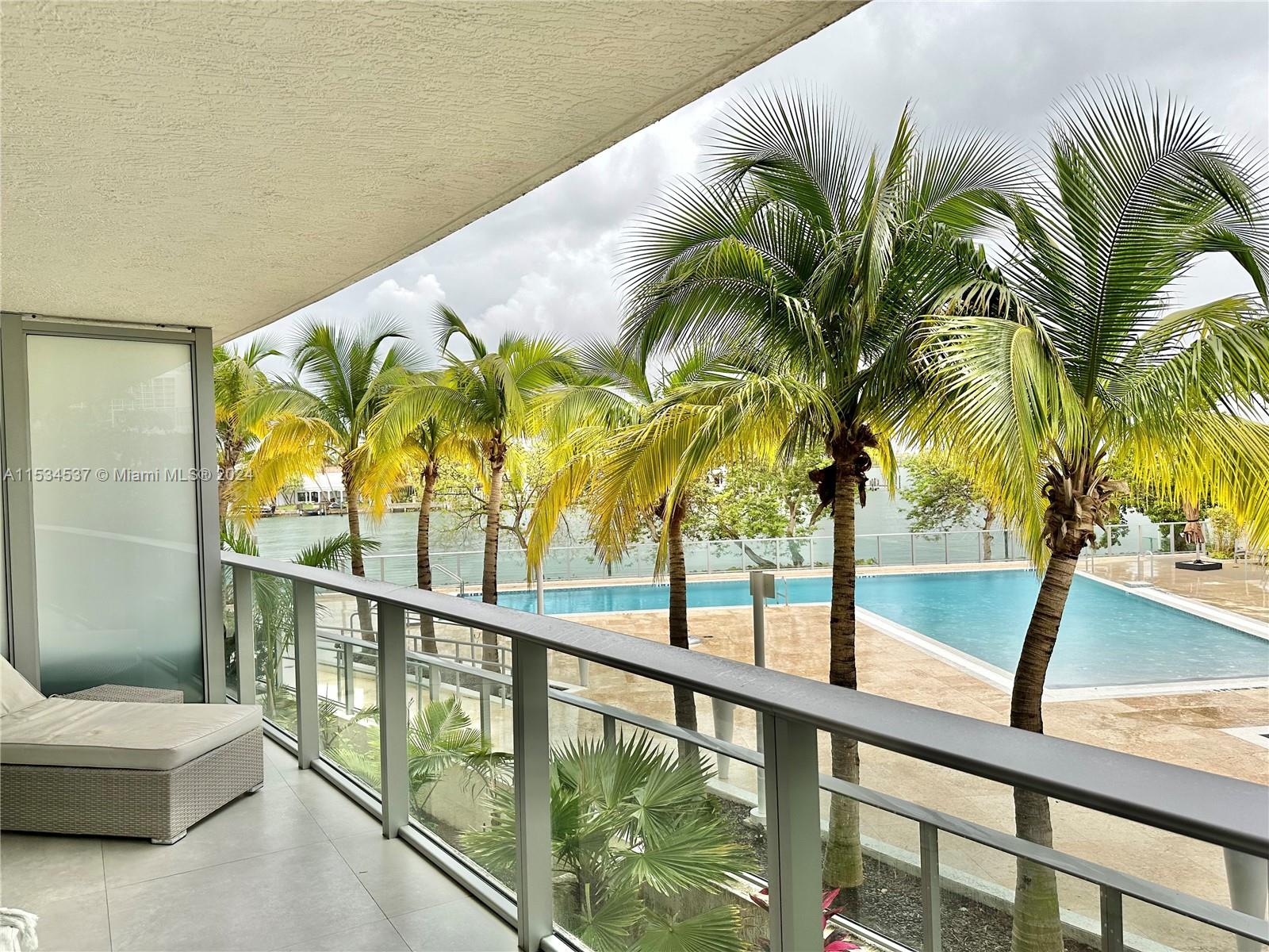 TURN KEY Fully Furnished 2 bedroom 2 full bathrooms with water views!, Enjoy amazing sunsets at it's large balcony overlooking the bay and pool. Tastefully furnished residence at brand new building in Miami Beach designed by renowned architect Luis Revuelta. Perfect location walking distance to shopping, restaurants and 2 blocks from the beach. Bosh brand new appliances. Bay side pool, state of the art gym, spa and much more!