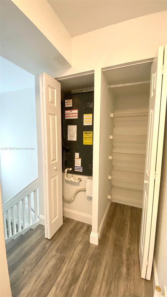 A/c closet and linen closet.