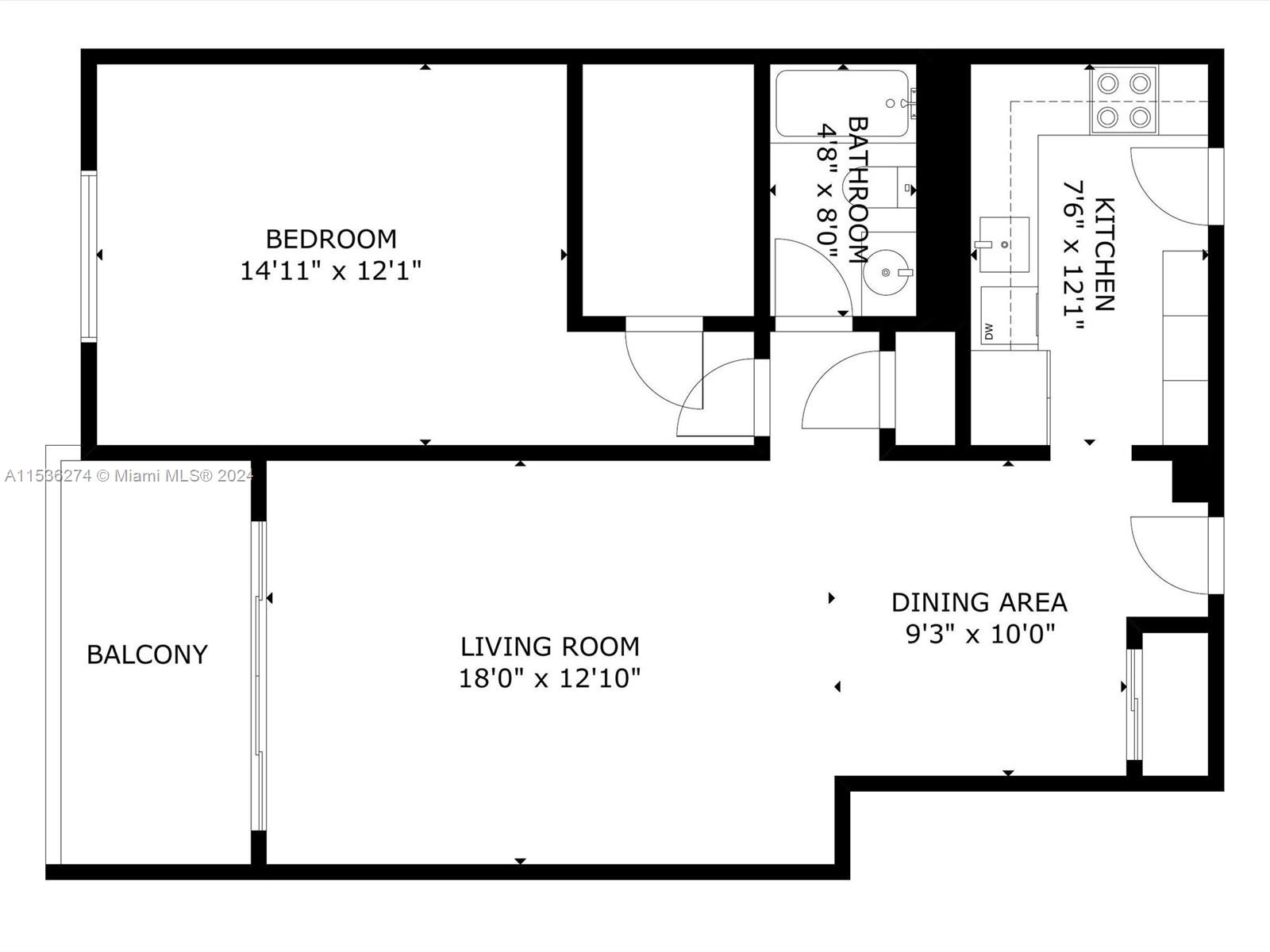 2501 S Ocean Dr 1108, Hollywood, Florida 33019, 1 Bedroom Bedrooms, ,1 BathroomBathrooms,Residential,For Sale,2501 S Ocean Dr 1108,A11536274
