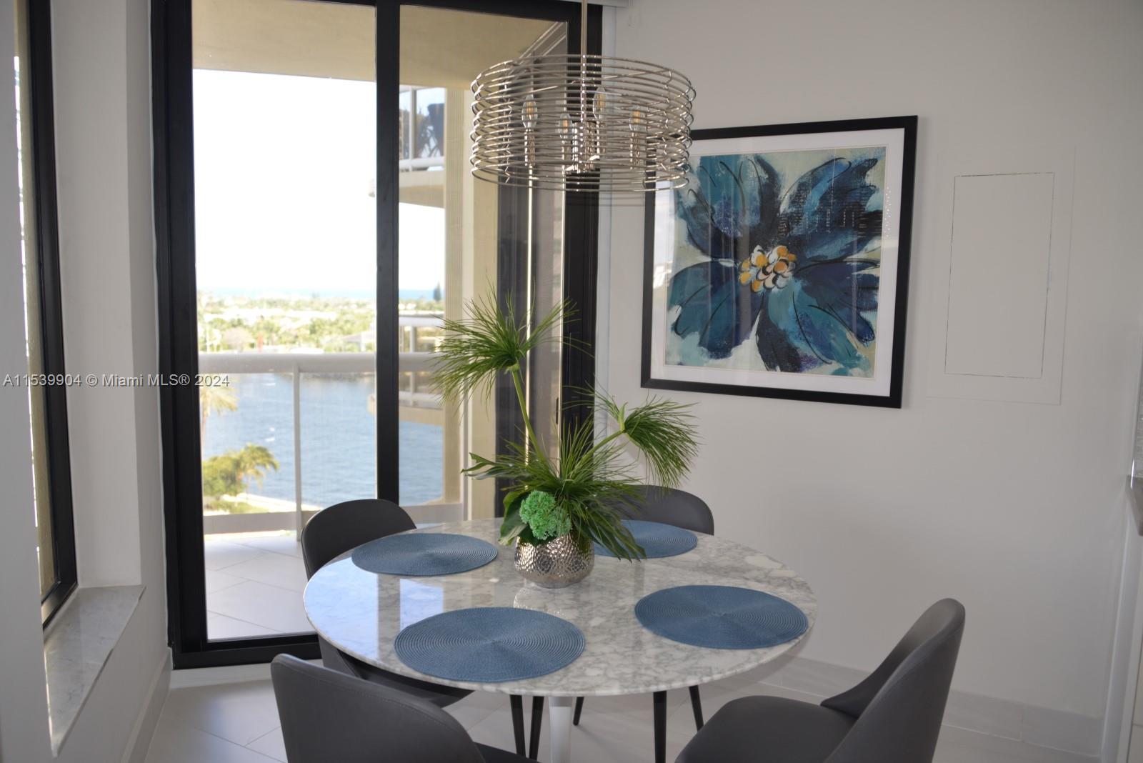 Breakfast nook.