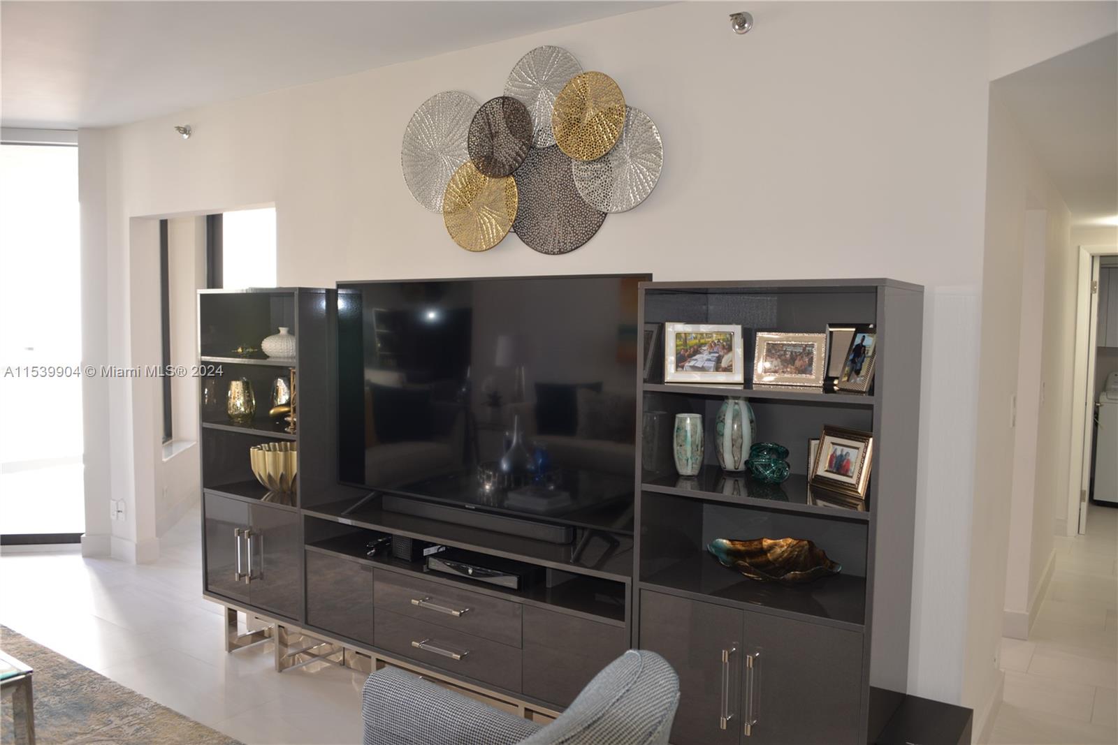 Entertainment center.