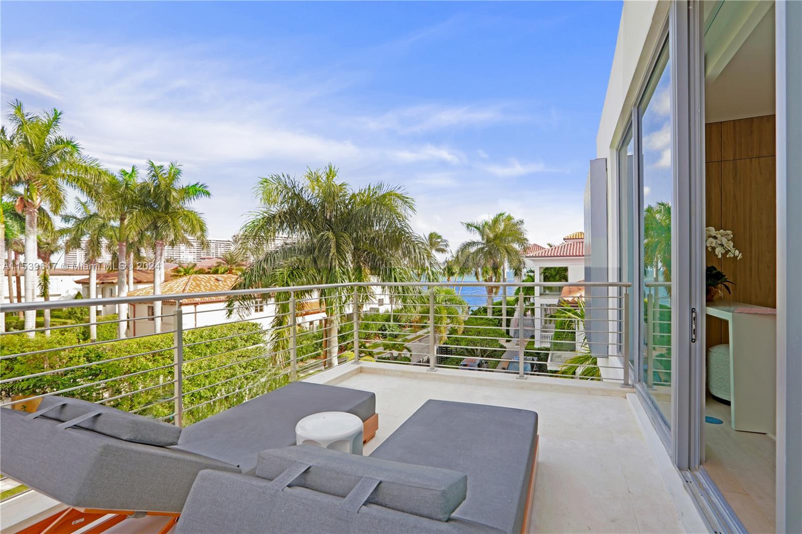 Private balcony outside Master Bedroom