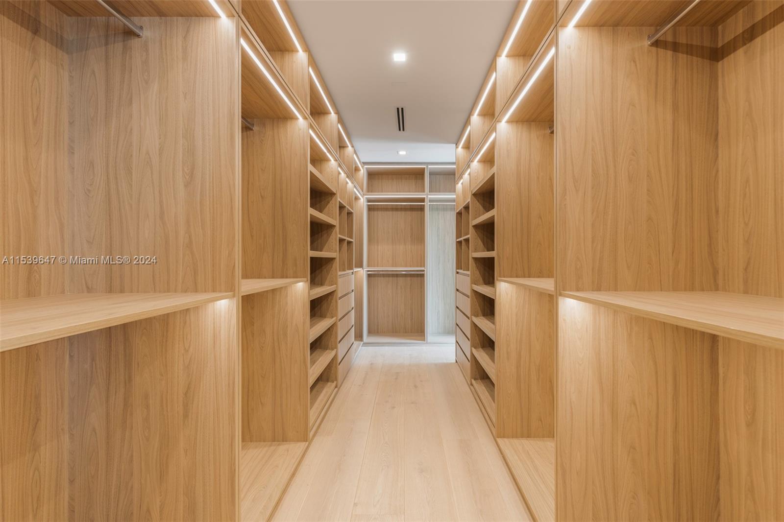Master Bedroom walk-through closet