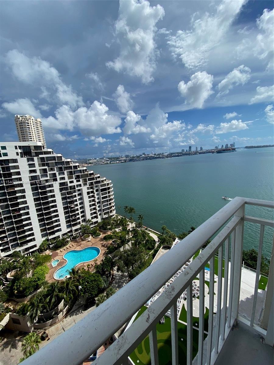 Breathtaking views from the 21st floor of the highly sought-after Isola Condominium, located on the exclusive Brickell Key. This apartment has two large bedrooms and two full bathrooms; the entire unit was FRESHLY painted, NEWLY installed waterproof flooring, NEW LED lights throughout, brand-new stainless-steel appliances, and TWO (2!) COVERED PARKING SPACES! The building has 24-hour security, valet parking, a business center, and a fully equipped clubroom. (The pool and tennis court are under renovation and are expected to be ready very soon). Live a short walk away from Brickell City Center and the financial Brickell district but in the calm and quiet privacy of Brickell Key.