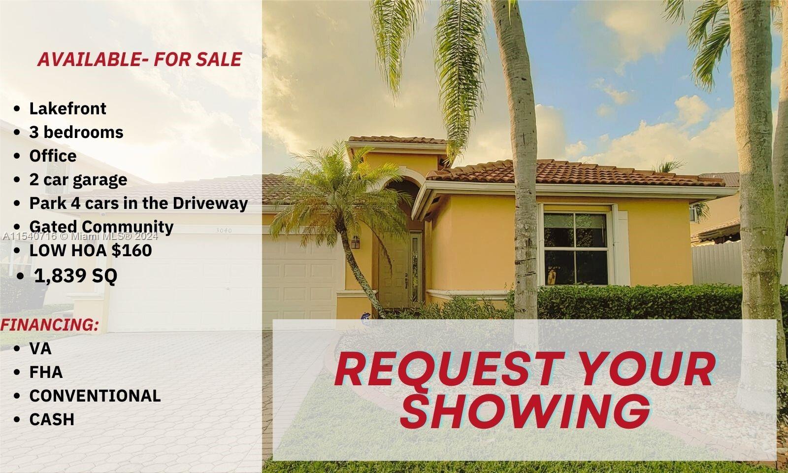 3040 131st Ave, Miramar, FL, 33027 United States, 3 Bedrooms Bedrooms, ,2 BathroomsBathrooms,Residential,For Sale,131st Ave,A11540716