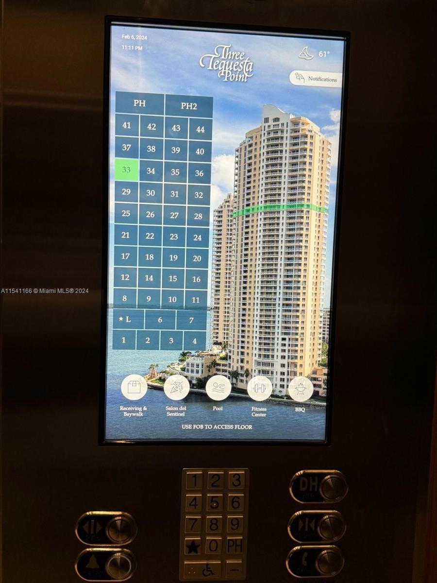 848 Brickell Key Dr 3303, Miami, Florida 33131, 1 Bedroom Bedrooms, ,1 BathroomBathrooms,Residentiallease,For Rent,848 Brickell Key Dr 3303,A11541166