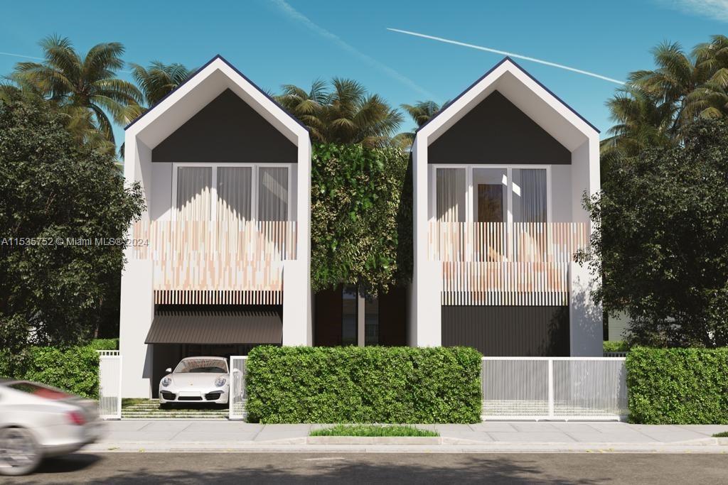 PRE-CONSTRUCTION*A two townhouse duplex development, GARDEN HOUSE will find itself at Miami's trendy & innovated Little Haiti neighborhood. Next generation construction inspired by strength & sophisticated architecture. Smart Home with automated lights, sound system, security, cameras, automated A/C & garage. Private Balconies finished with concrete porcelain floors. Wood Porcelain Tile flooring, Italian Carrara Marble Countertops & full backsplash, European design Cabinetry & Luxury Viking Appliances. Each one with private pool & biophilic design interiors. Master bathrooms with carrara Marble walls all around. Abundant natural light with 10-11 ft floor to ceiling windows. Close to shopping malls, hip stores, restaurants & entertainment.