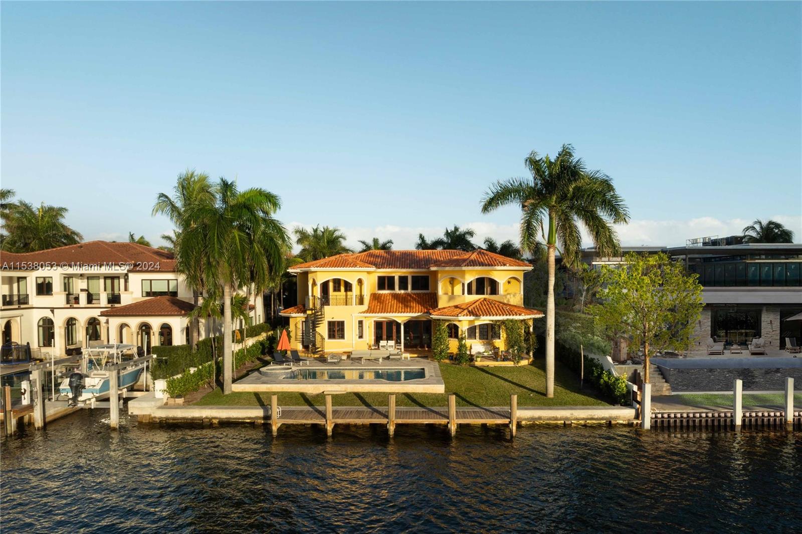 Boasting 85’+/- of waterfront on the picturesque Golden Beach Canal, this stunning residence offers impeccable views and an ideal locale. Completed in 2006, the 6,000 SF+/- main residence features 5 bedrooms, 6 full and 1 half bathrooms, and top-of-the-line finishes throughout. Situated on a 0.32 acre+/- lot with a private dock, this western-facing home provides the perfect backdrop for enjoying breathtaking sunsets over the water. With spacious living areas spread across two levels, including 3,091 SF+/- on the first level and 2,274 SF+/- on the second level, this home offers ample space for relaxation and entertainment. Additional features include a private dock, and an attached 2-car garage, ensuring convenience and security for your vehicles.