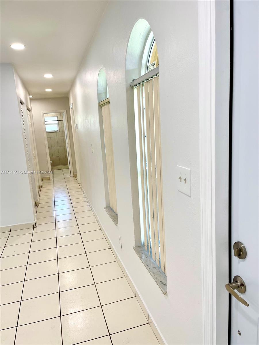 front door view of hallway