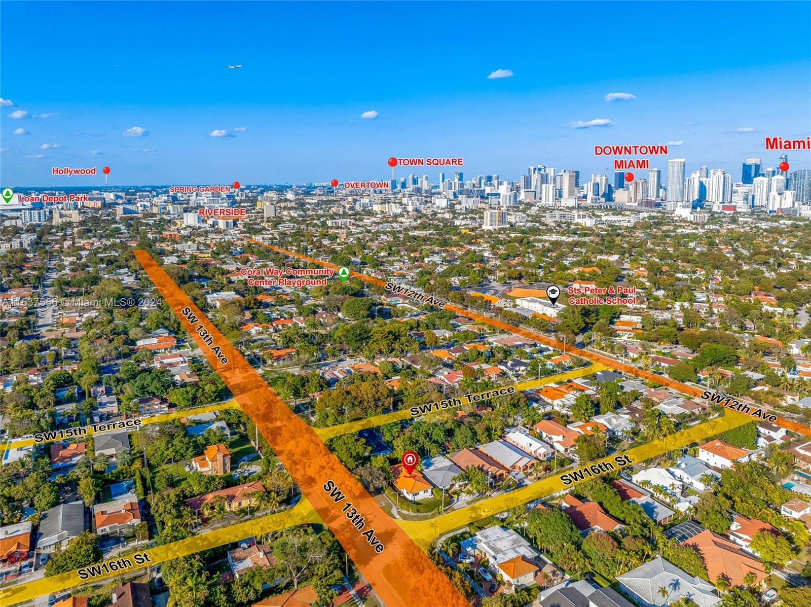 1585 SW 13th Ave, Miami, Florida 33145, 3 Bedrooms Bedrooms, ,2 BathroomsBathrooms,Residential,For Sale,1585 SW 13th Ave,A11537556