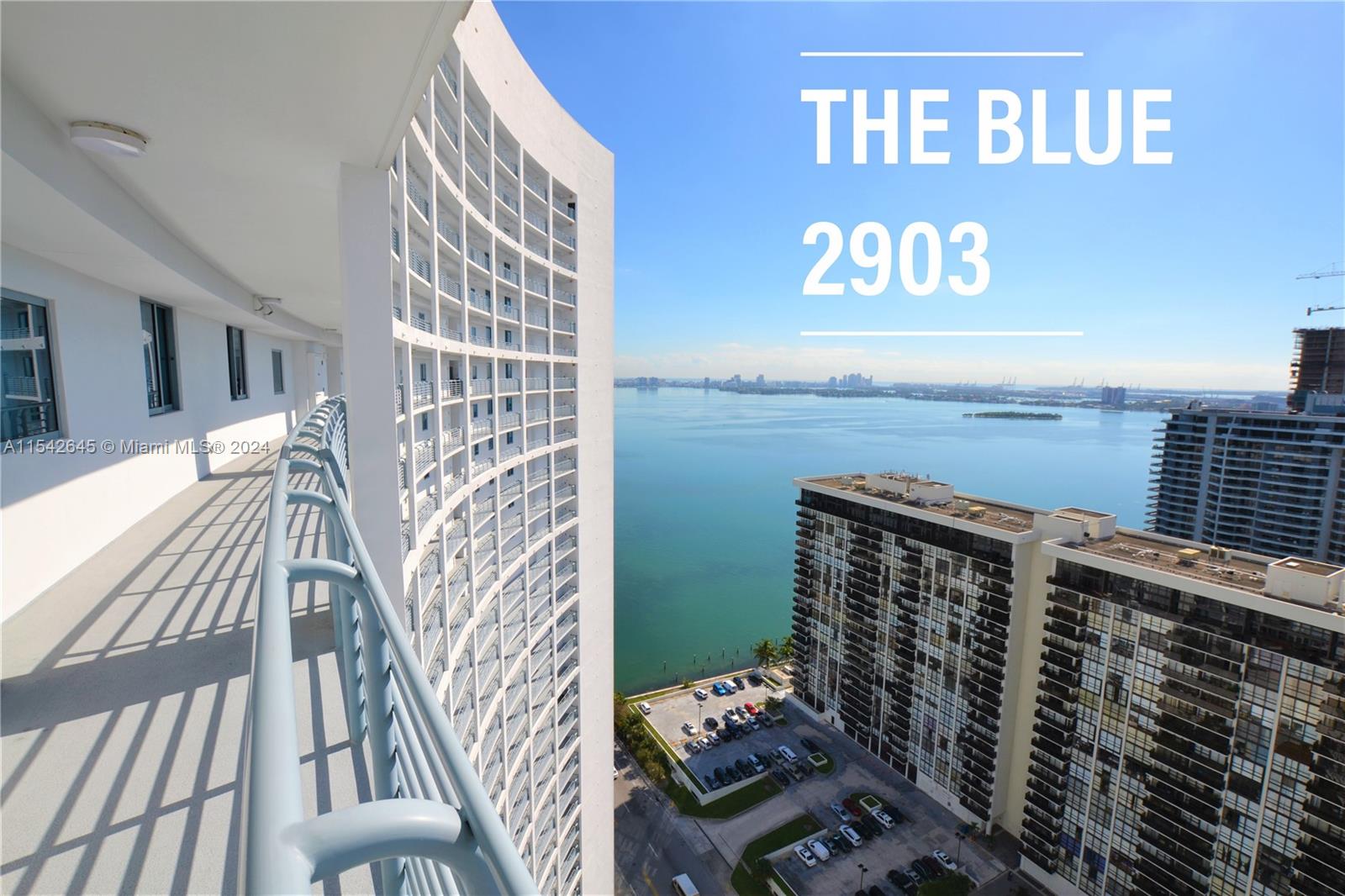 Available for move in May 1, 2024. 2 parking spot, Spectacular 03 Line on HIGH FLOOR, bay and Ocean views from all rooms... with a very well located tandem parking spot (4111) and storage unit (#366). Prime Location, just off of 195, close to South beach, Brickell and Coral Gables, but avoid all the traffic on your commute to work. SPECTACULAR BAY AND OCEAN VIEWS FROM BOTH ENDS OF THIS FLOW-THROUGH UNIT. MODERN KITCHEN, and CUSTOM CLOSETS. PORCELAIN TILE THROUGHOUT, IMPACT WINDOWS, 2 PARKING SPOTS, LARGE BALCONY, CENTRAL HOT WATER.  Rapid association approval. Unit is NOT Furnished, only in photos.