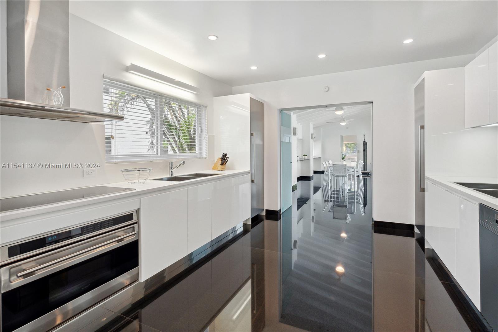 Kitchen view to Chef Table Dinning