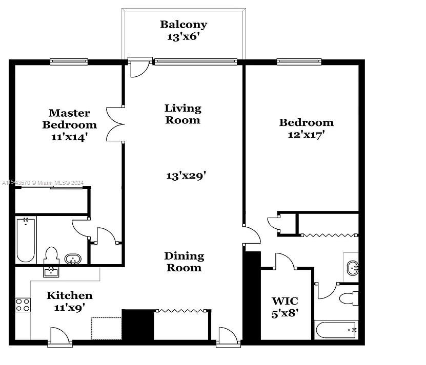 3725 S Ocean Dr 419, Hollywood, Florida 33019, 2 Bedrooms Bedrooms, ,2 BathroomsBathrooms,Residentiallease,For Rent,3725 S Ocean Dr 419,A11543570