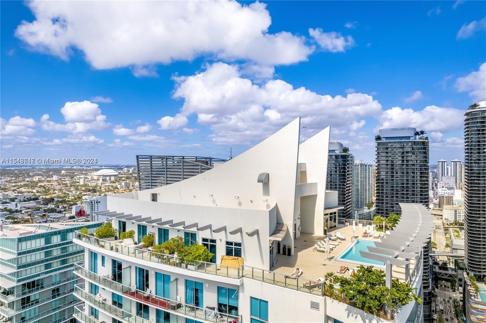 Rooftop pool