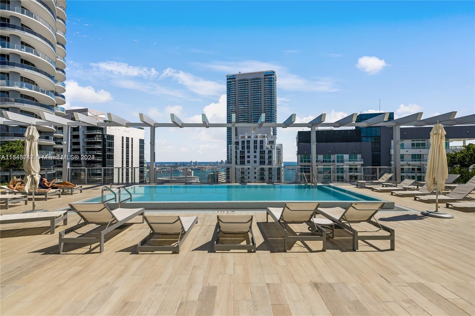 Rooftop pool