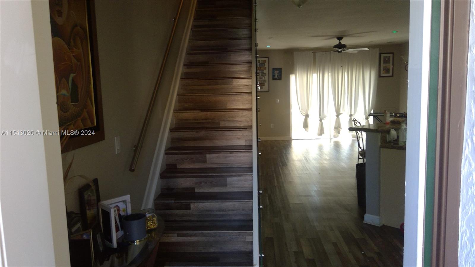 Inside look from entry door