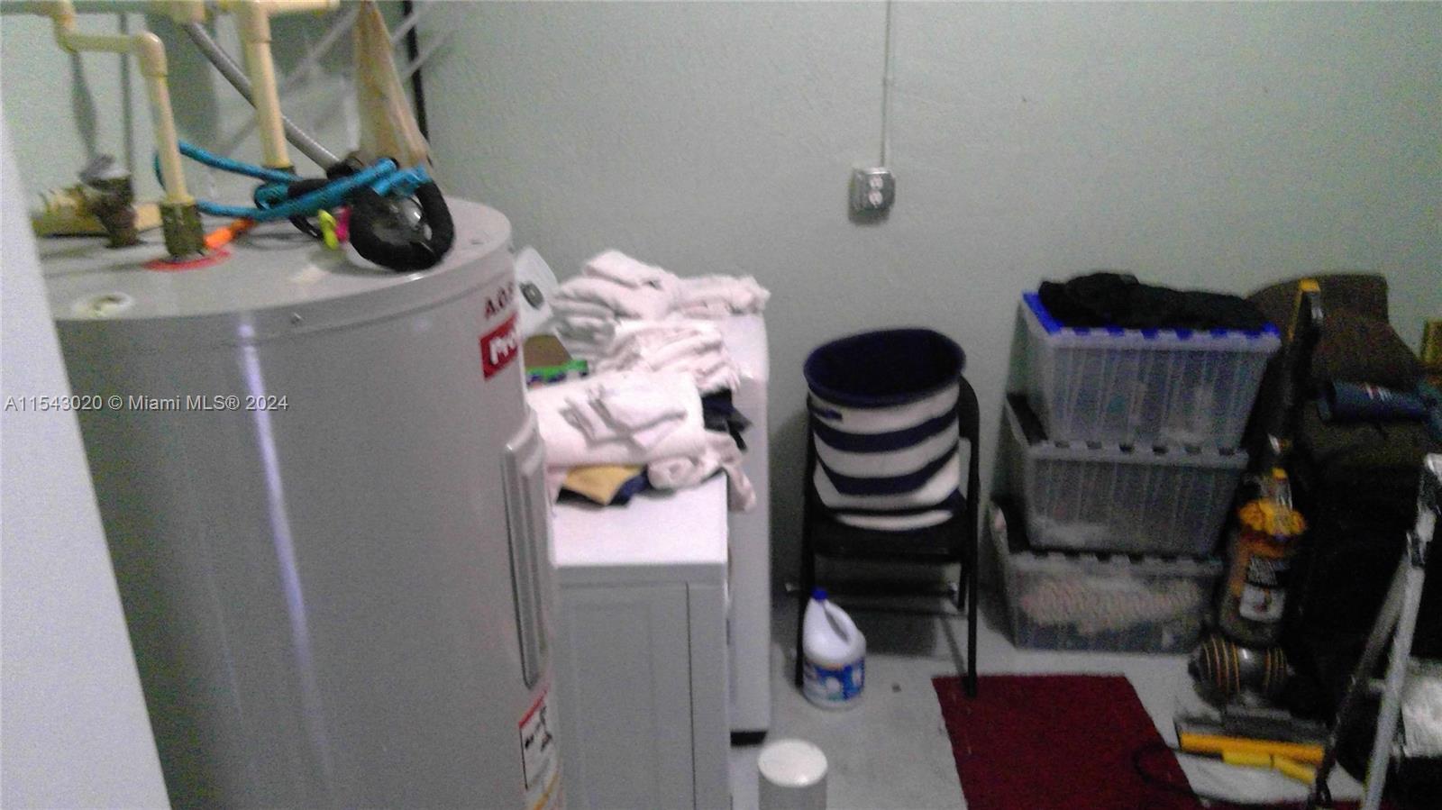 With washer and dryer