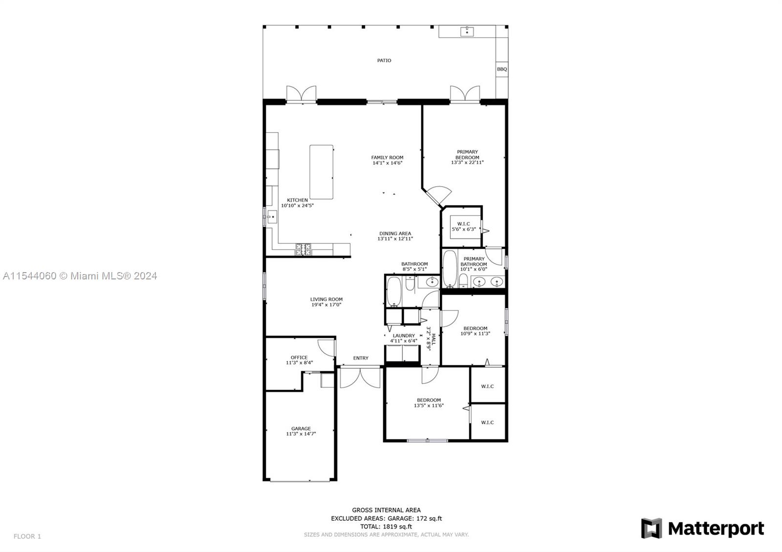 16249 SW 54th Ter, Miami, Florida 33185, 3 Bedrooms Bedrooms, ,2 BathroomsBathrooms,Residential,For Sale,16249 SW 54th Ter,A11544060