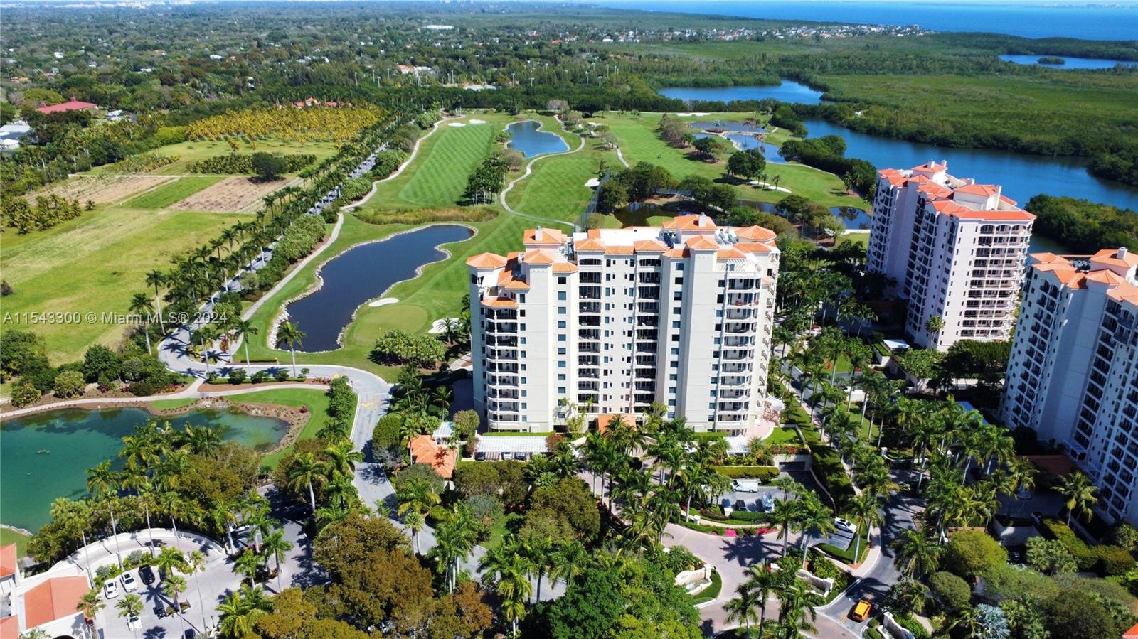 Welcome to the most perfect unit in the Milano building in Deering Bay - a pinnacle of luxury living. Take the elevator directly into your private foyer, ensuring both convenience and exclusivity. The 10-foot ceilings create an airy and spacious ambiance, while the floor-to-ceiling glass windows and doors allow natural light to flood the space. This home in the sky features 2 bdrms plus a den/office. 2.5 bths plus a sauna and steam room & a private 2 car garage. Step out onto the huge terraces and soak in the breathtaking views. There are many custom features throughout, adding to the overall allure of this exceptional residence. Whether you're enjoying the panoramic vistas or reveling in the elegant finishes, the Milano at Deering Bay promises a lifestyle of sophistication and comfort.