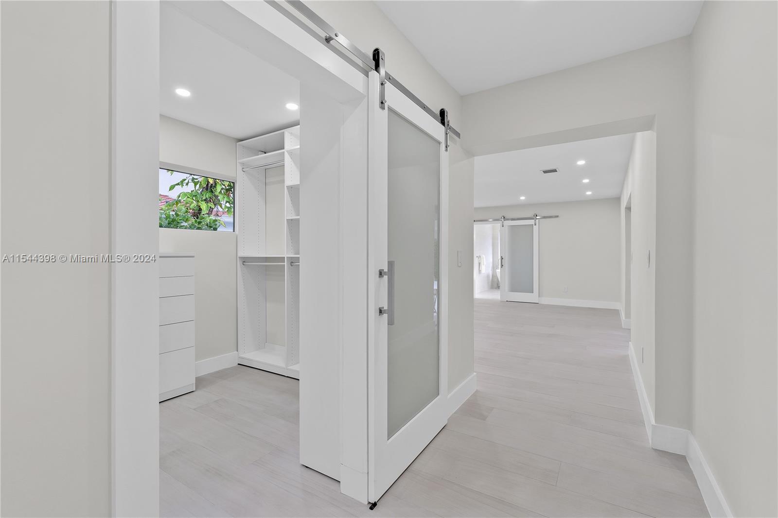 Master bedroom entry