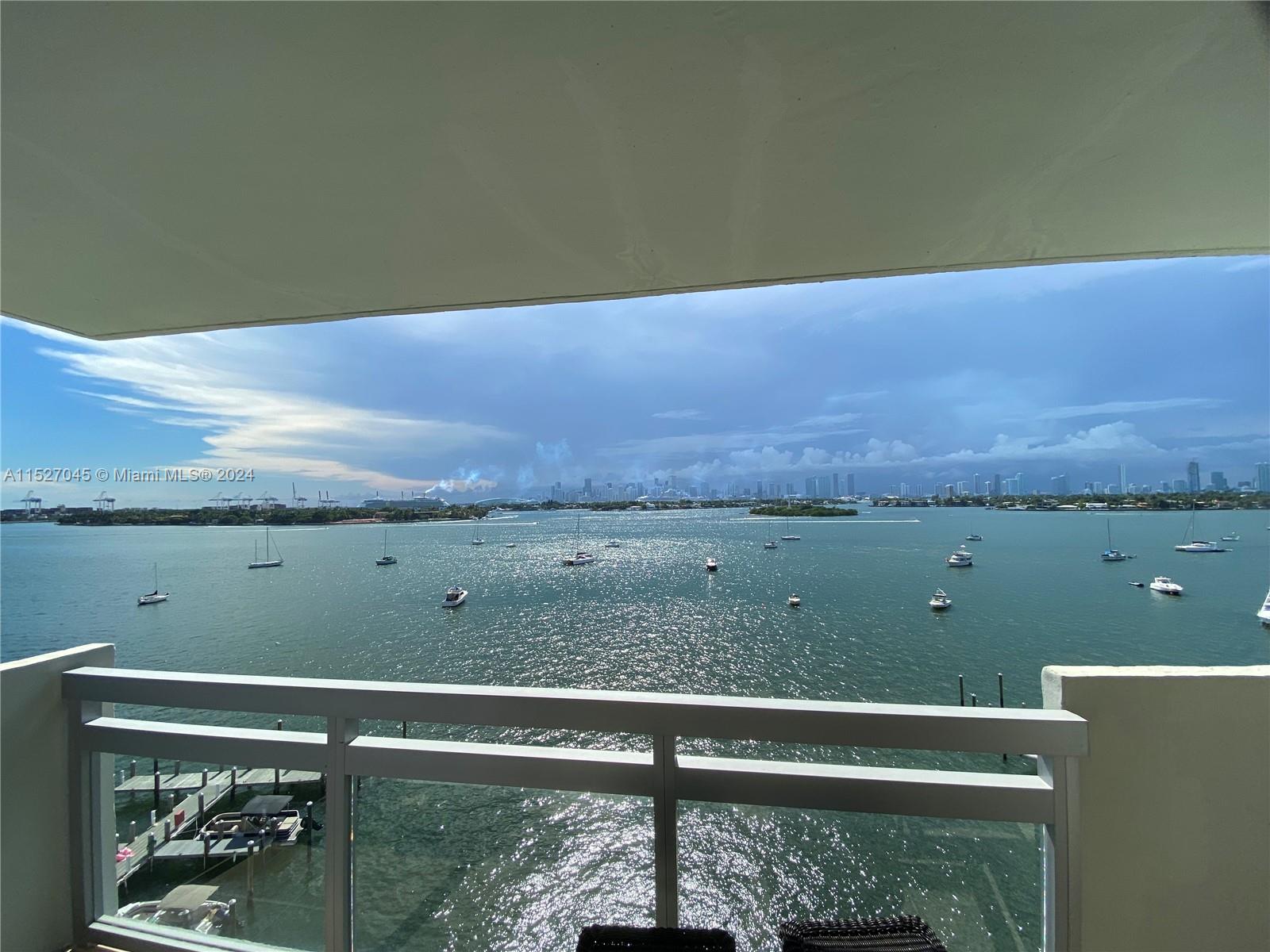 Flamimgo Point large 2 bed room in the best line with the absolute best views of Miami and overlooking Star Island. End unit with private balcony.