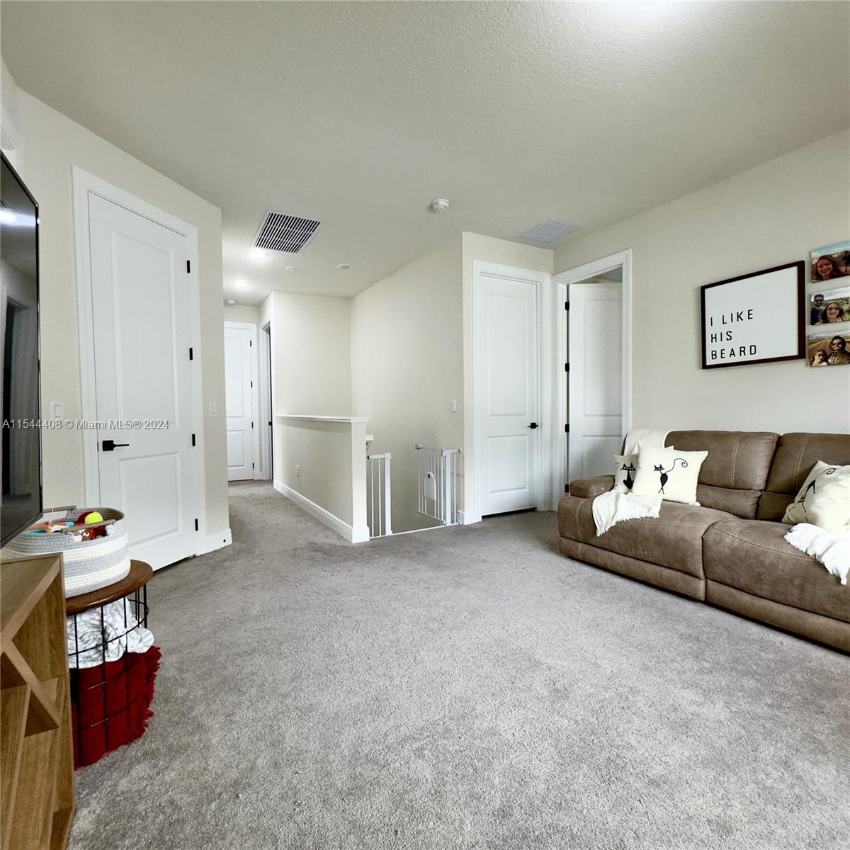 Family room on 2nd floor