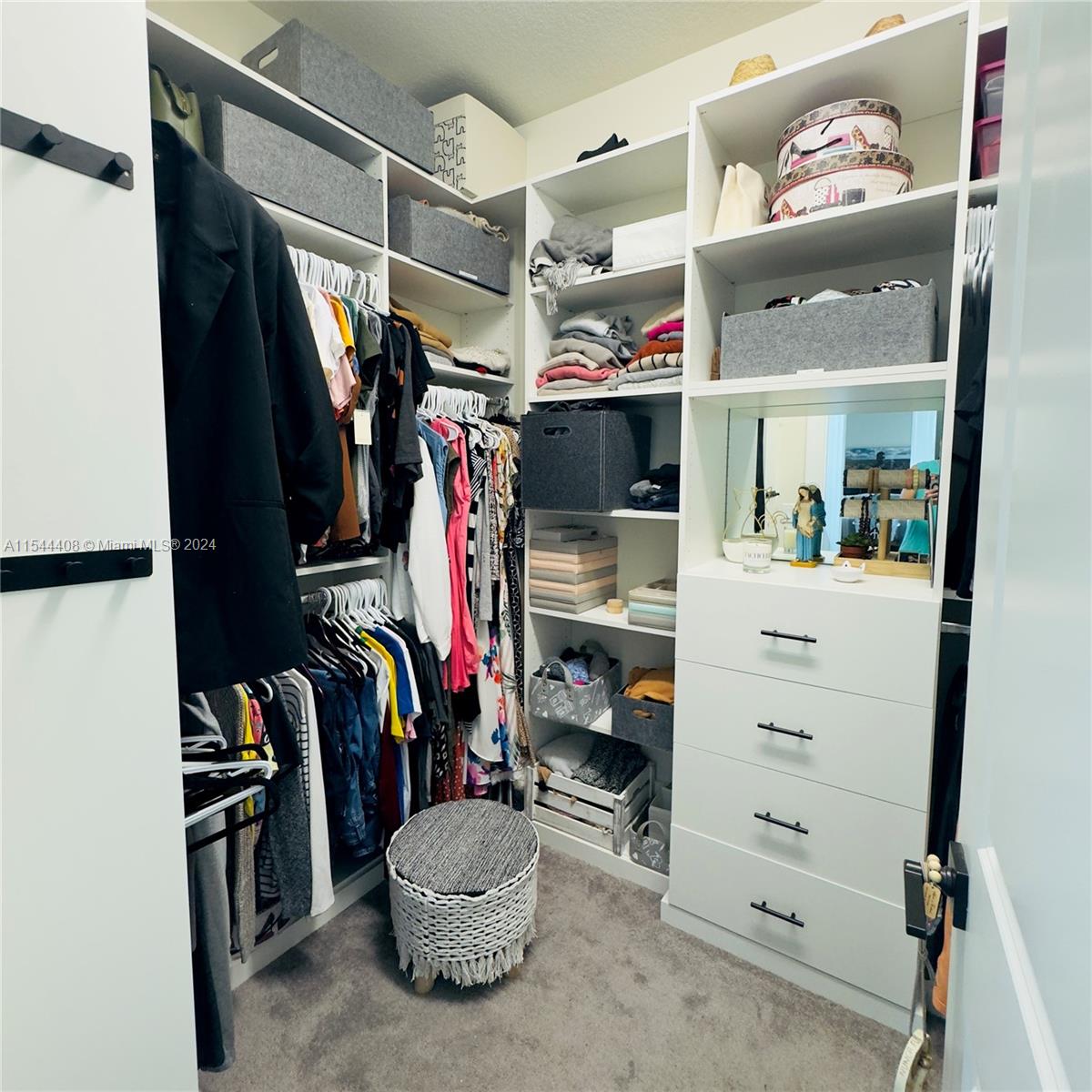 Master bedroom closet