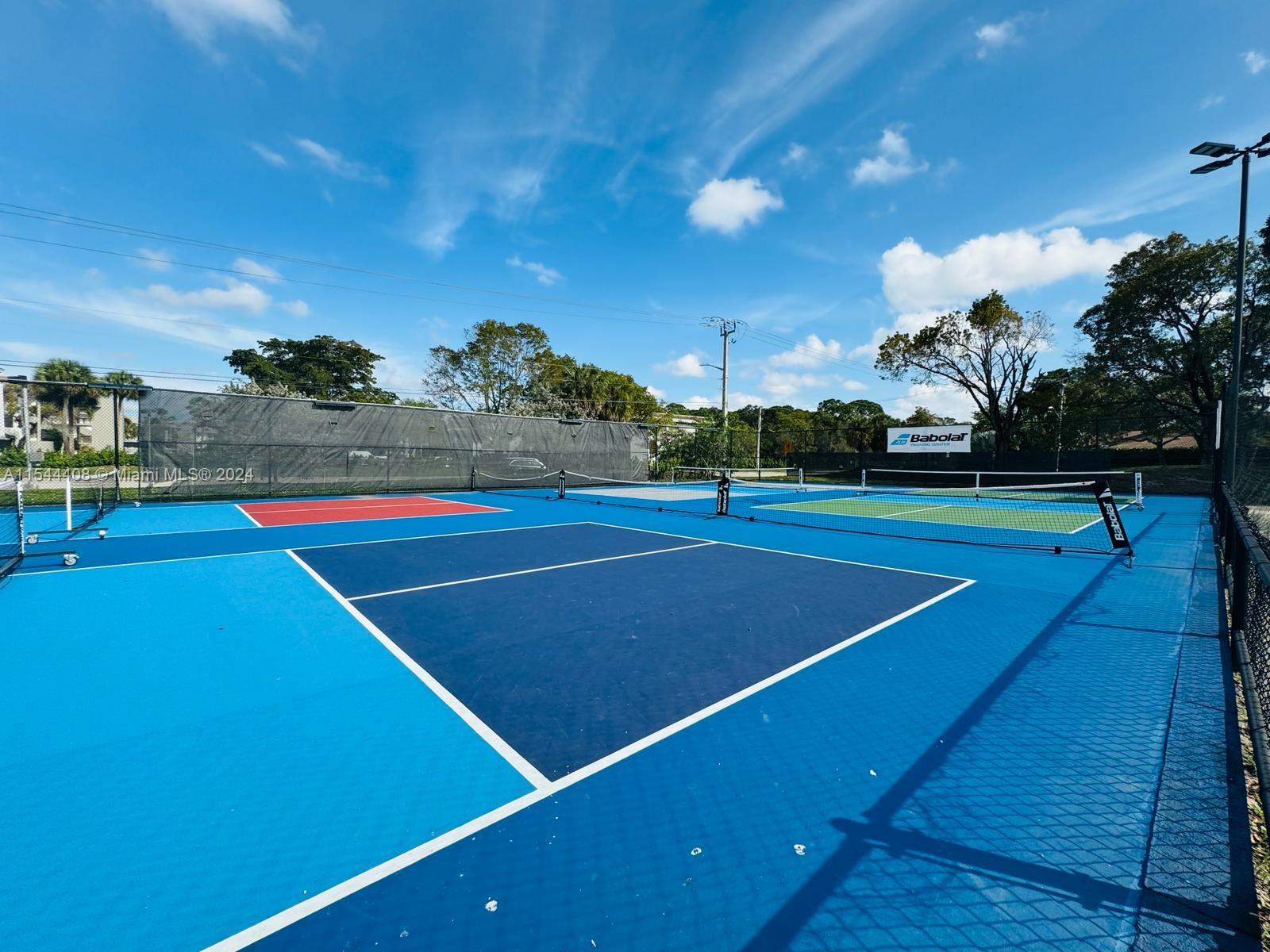tennis courts