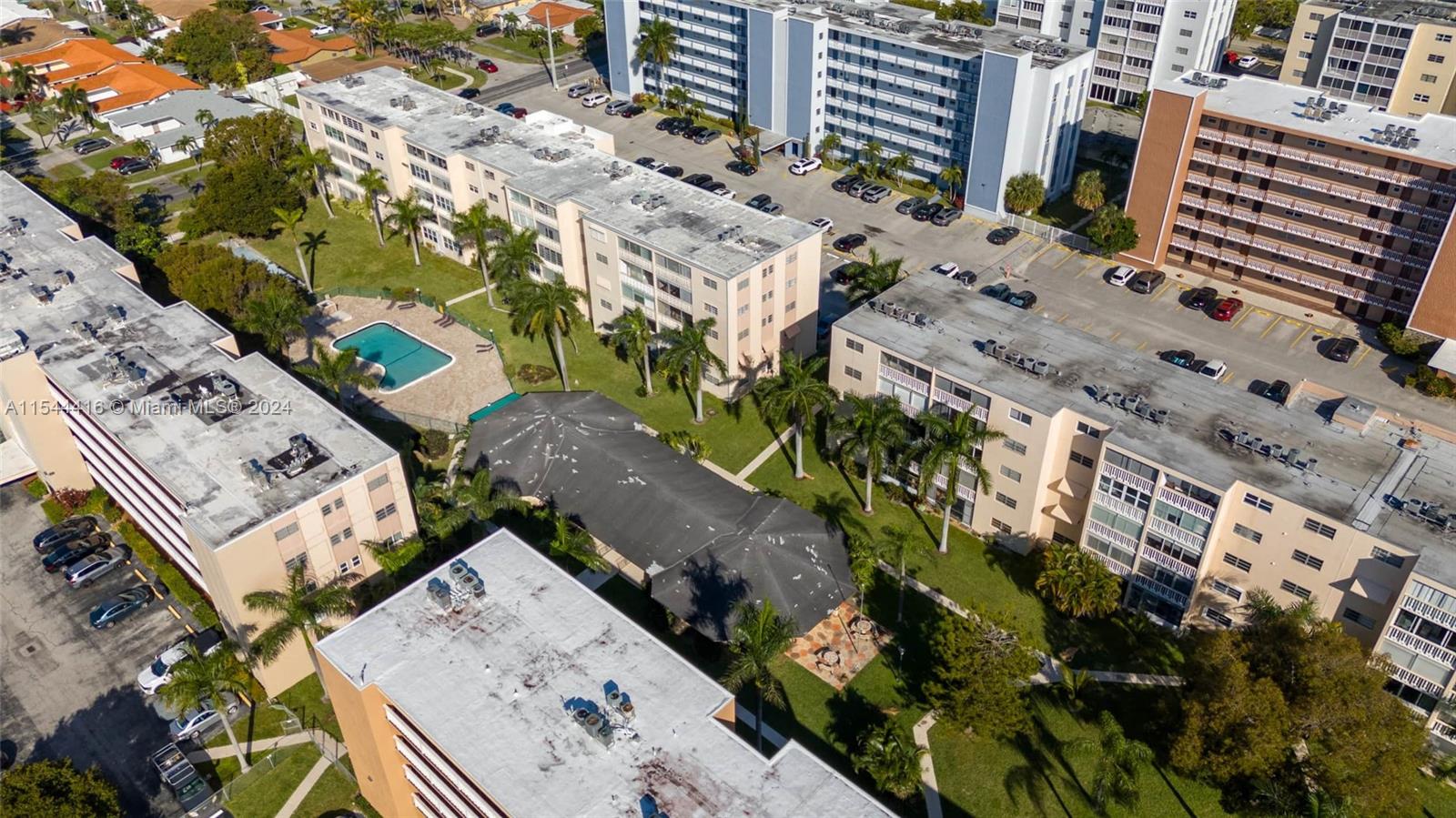 Building Pool and gardens