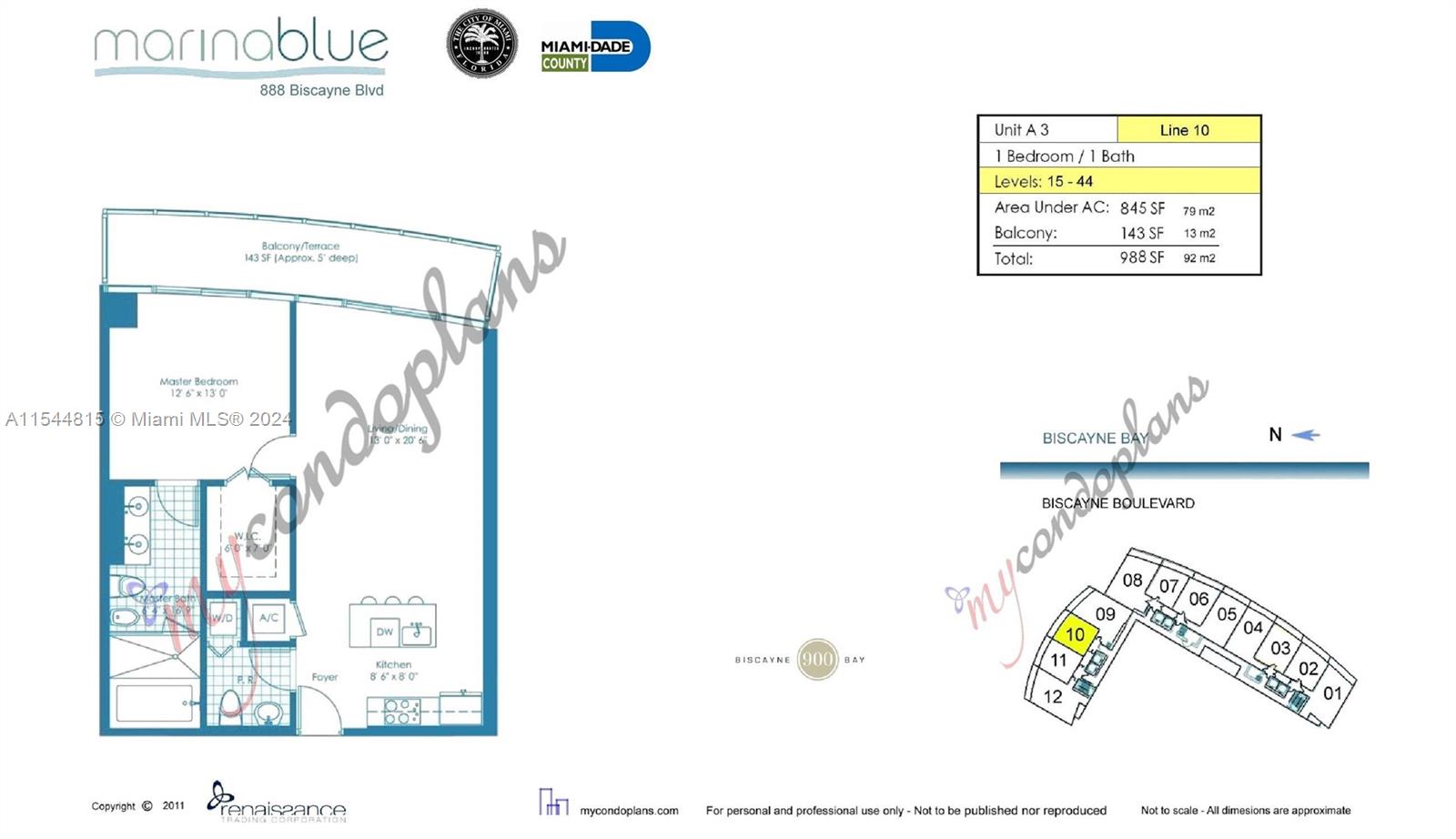 888 Biscayne Blvd 1610, Miami, Florida 33132, 1 Bedroom Bedrooms, ,1 BathroomBathrooms,Residentiallease,For Rent,888 Biscayne Blvd 1610,A11544815