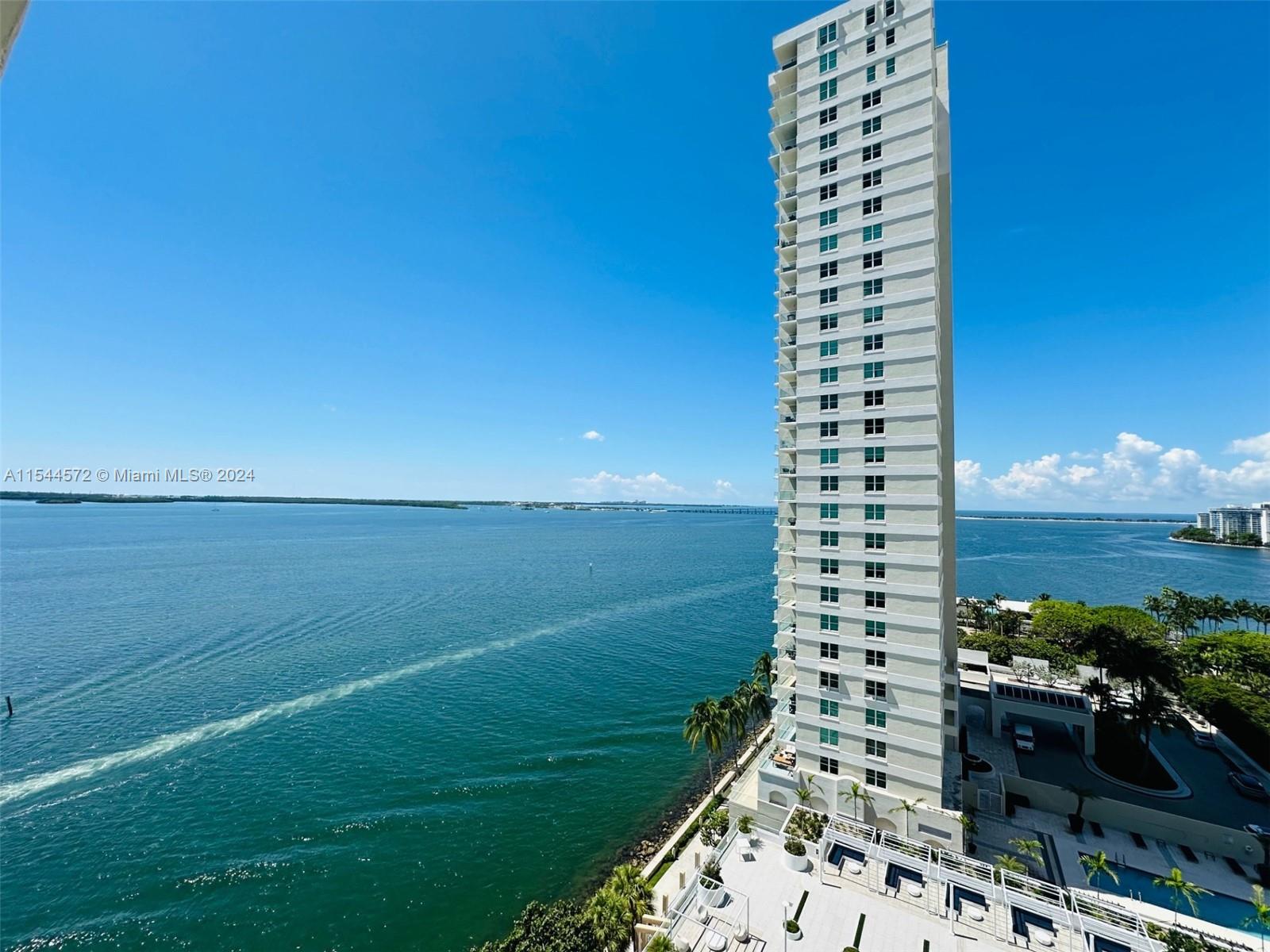 AMAZING UNIT AT ISOLA BRICKELL KEY! GORGEOUS VIEWS OF THE BAY AND OCEAN FROM THIS CORNER UNIT, 2 BEDROOMS AND 2 BATHROOMS, SPLIT PLAN UNIT. NICELY UPDATED WITH GORGEOUS TILE FLOOR, KITCHEN WITH THE OPEN SPACE TO THE LIVING AREA. VERY BRIGHT BEDROOMS WITH OCEAN VIEW FROM EACH BEDROOM. UNIT COMES WITH ONE CAR GARAGE ASSIGNED. BRAND NEW BEAUTIFUL OLYMPIC POOL AND PICKLEBALL / TENNIS COURT TO BE OPEN JULY 19, 2024. A NEW GYM WITH GORGEOUS OCEAN VIEWS, SECURE CONCIERGE WITH A BRIGHT SPACIOUS LOBBY. WALKING DISTANCE TO RESTAURANTS AND BRICKELL LIFETIME! READY TO MOVE IN!
