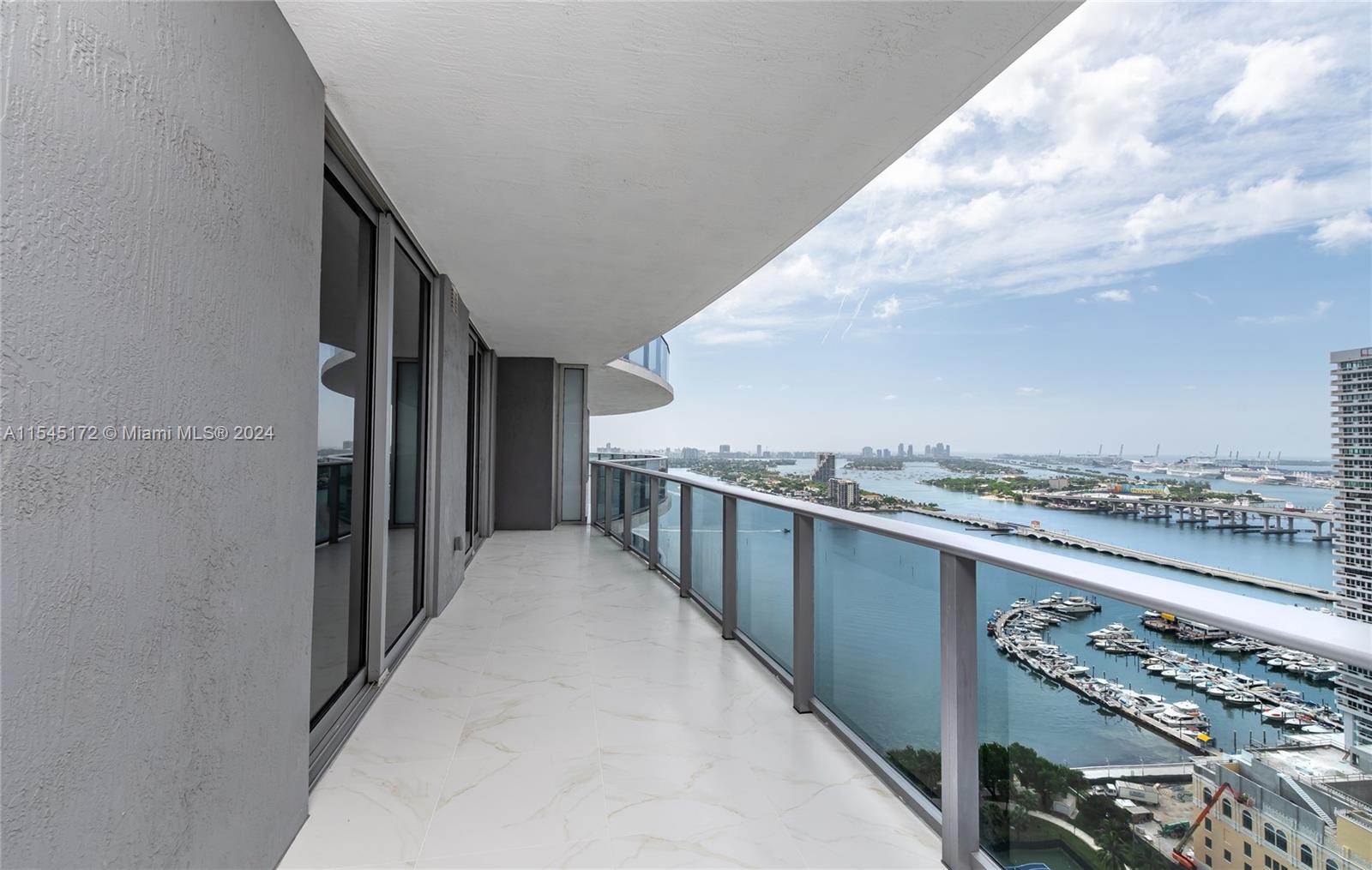 BRIGHT AND SUPER SPACIOUS 3 BED, 3 and 1/2 BATHS UNIT WITH BREATHTAKING VIEWS TO BISCAYNE BAY AT LUXURIOUS AND SPECTACULAR ARIA ON THE BAY. PRIVATE ELEVATOR TO FOYER, FLOOR TO CEILING WINDOWS, BEAUTIFUL AND ELEGANT CALACATTA WHITE POLISHED TILE FLOORING, EUROPEAN CABINETRY KITCHEN WITH BOSCH APPLIANCES. GRANITE COUNTER-TOPS. AMENITIES INCLUDE 2 CURVED SUNRISE AND SUNSET POOLS, JACUZZI OVERLOOKING BAY, INDOOR/OUTDOOR SOCIAL ROOM, EXPANSIVE SUN DECK, BUSINESS CENTER, STATE-OF-THE-ART GYM AND YOGA STUDIO, OUTDOOR FIRE PIT, BBQ, GREAT ROOM, , GAME ROOM AND LIBRARY, TEEN LOUNGE AND KIDS PLAYROOM. CLOSE TO DOWNTOWN, MIAMI BEACH, FINANCIAL DISTRICT BRICKELL AND MUCH MORE! QUICK ACCESS TO MAJOR HIGHWAYS. TENANT OCCUPIED/ 24-48 HRS NOTICE REQUIRED.