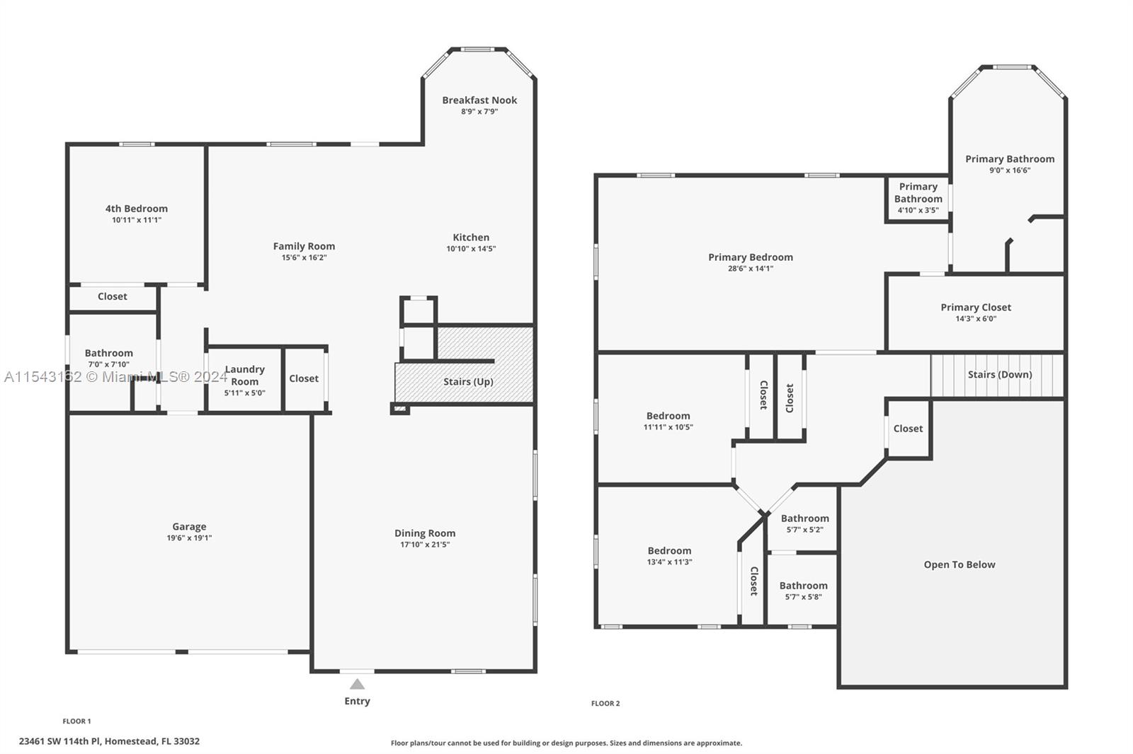 23461 SW 114th Pl, Homestead, Florida 33032, 4 Bedrooms Bedrooms, ,3 BathroomsBathrooms,Residential,For Sale,23461 SW 114th Pl,A11543162