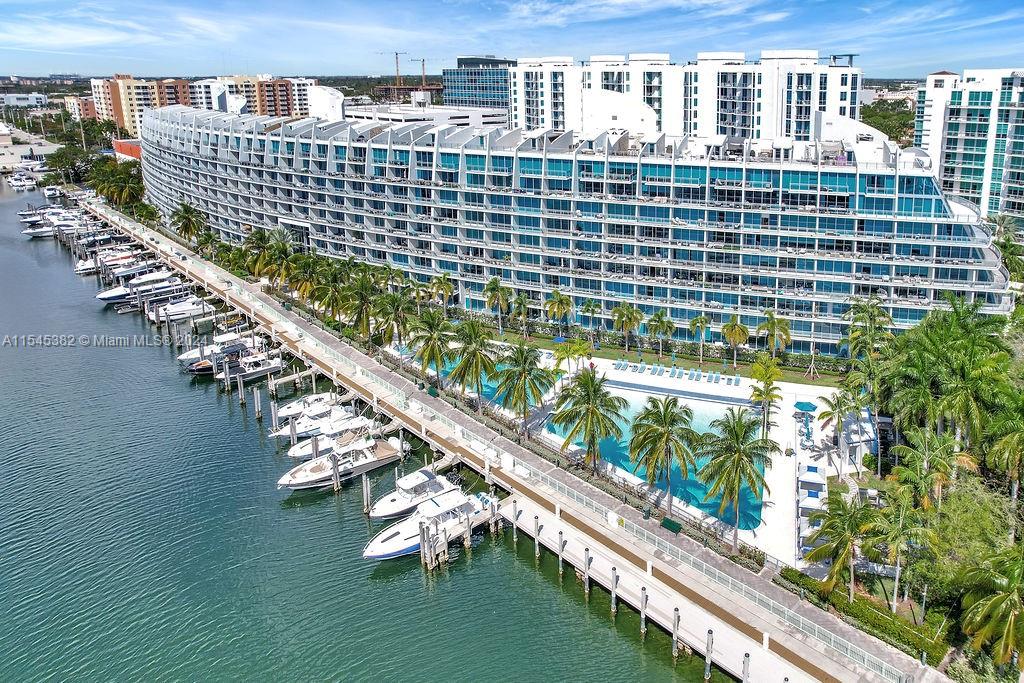 Experience waterfront luxury in Aventura, FL with this 1/1 loft, upgraded to a 2/2 thanks to a den transformed into a second bedroom, complete with a full bath. Breathtaking views and Intracoastal access, with a 39' dock slip available for separate purchase at $150k, fitting boats up to 50ft. The master suite upstairs features a marble-tiled bath, complemented by stainless appliances and porcelain floors. Enjoy ARTECH amenities: 3 pools, fitness center, spa, and tennis. Includes 2 parking spaces and large storage. Near shops and beaches, this pet-friendly unit offers distinct boating and living luxury, with the dock slip priced separately.