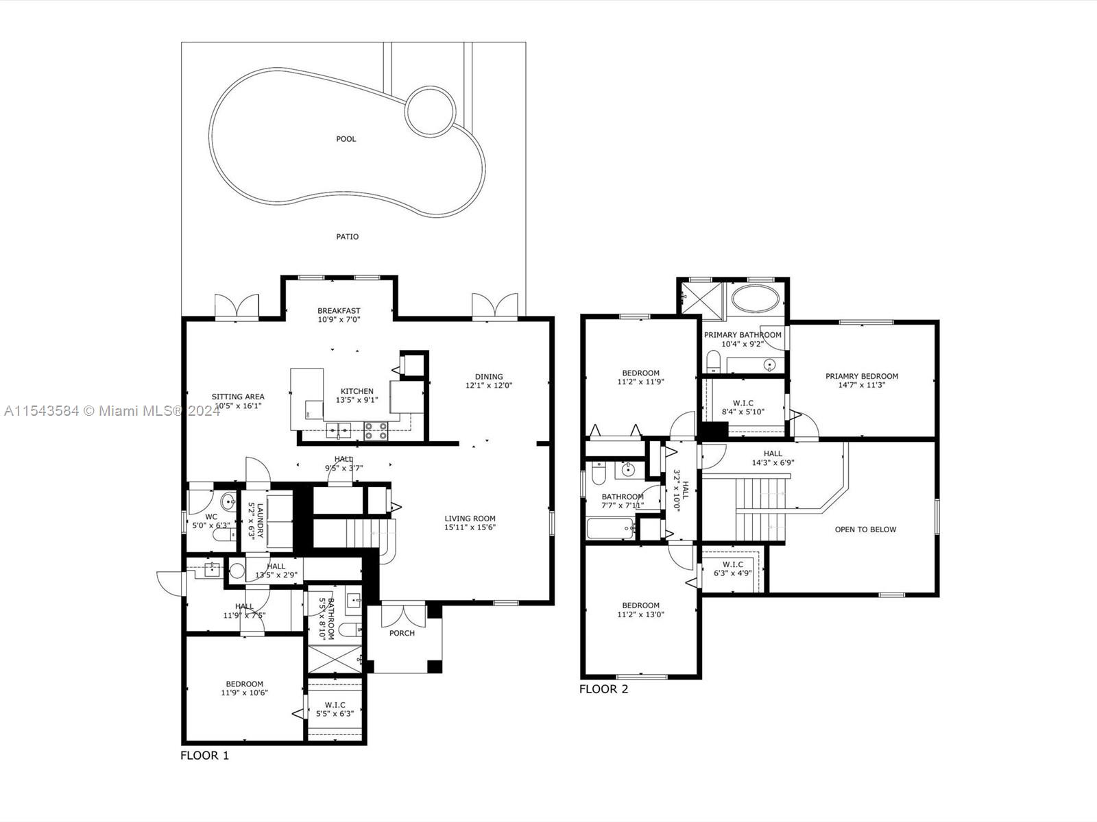 4122 NE 30th St, Homestead, Florida 33033, 4 Bedrooms Bedrooms, ,3 BathroomsBathrooms,Residential,For Sale,4122 NE 30th St,A11543584