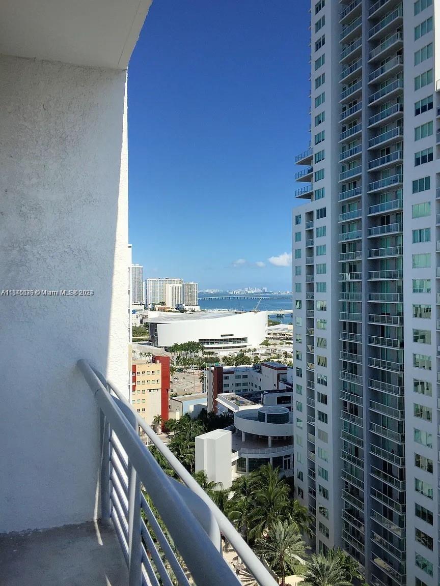 Side view from balcony