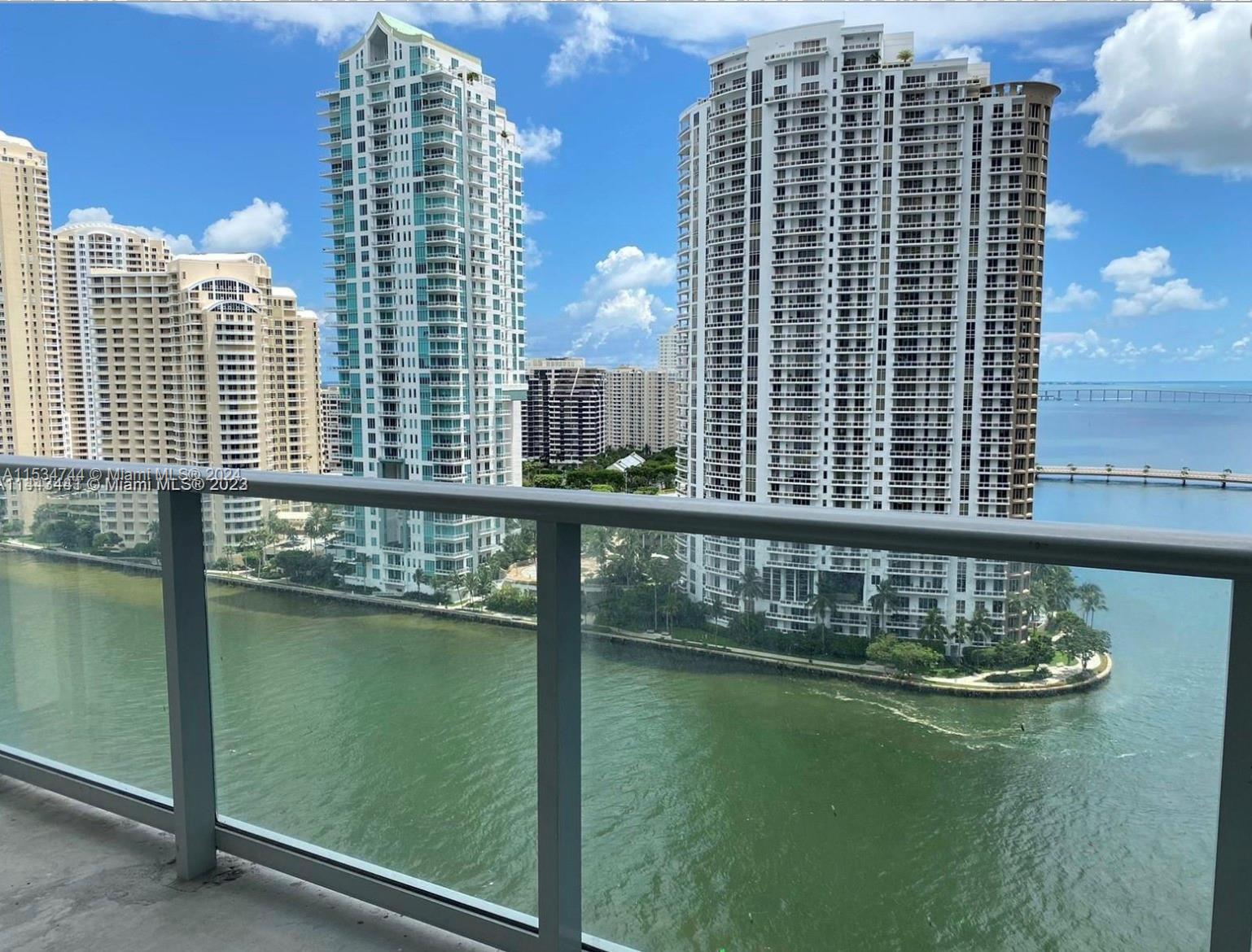 2Bed/2bath with amazing bay view. Floor-to-ceiling sliding glass door, hurricane-impact windows/doors, European-style kitchen with stainless-steel appliances, granite countertops and breakfast bars, spacious bedrooms with walk-in closets and private terraces with gorgeous water and city views.
