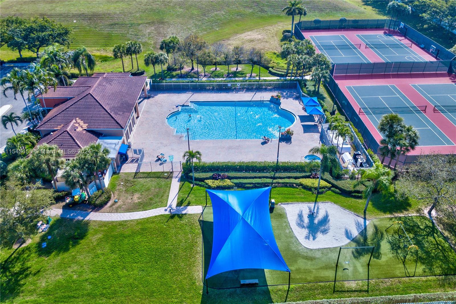 Canopy to keep families cool during playtime